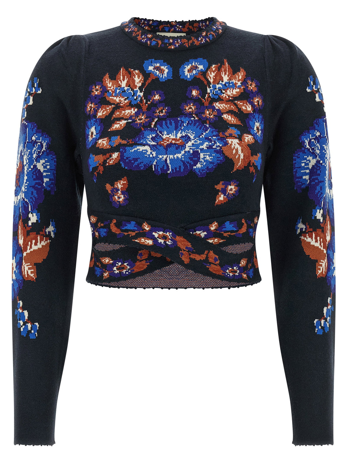 Farm Rio Bow Garden Top-Topwear-[Adult]-[Female]-2022 Online Blue Zone Planet