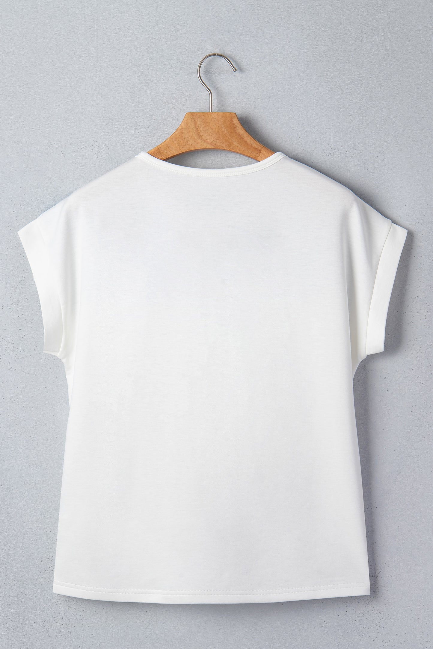 White Floral Patchwork Short Sleeve Viscose Blend Blouse-Tops/Blouses & Shirts-[Adult]-[Female]-2022 Online Blue Zone Planet