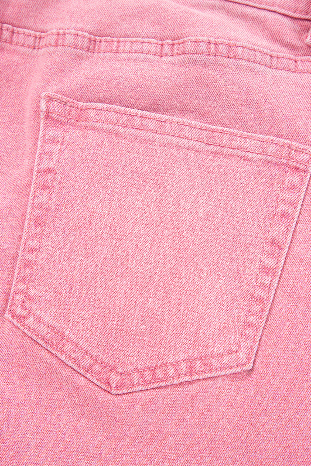 Peach Blossom Acid Washed High Rise Cropped Wide Leg Jeans-Bottoms/Jeans-[Adult]-[Female]-2022 Online Blue Zone Planet