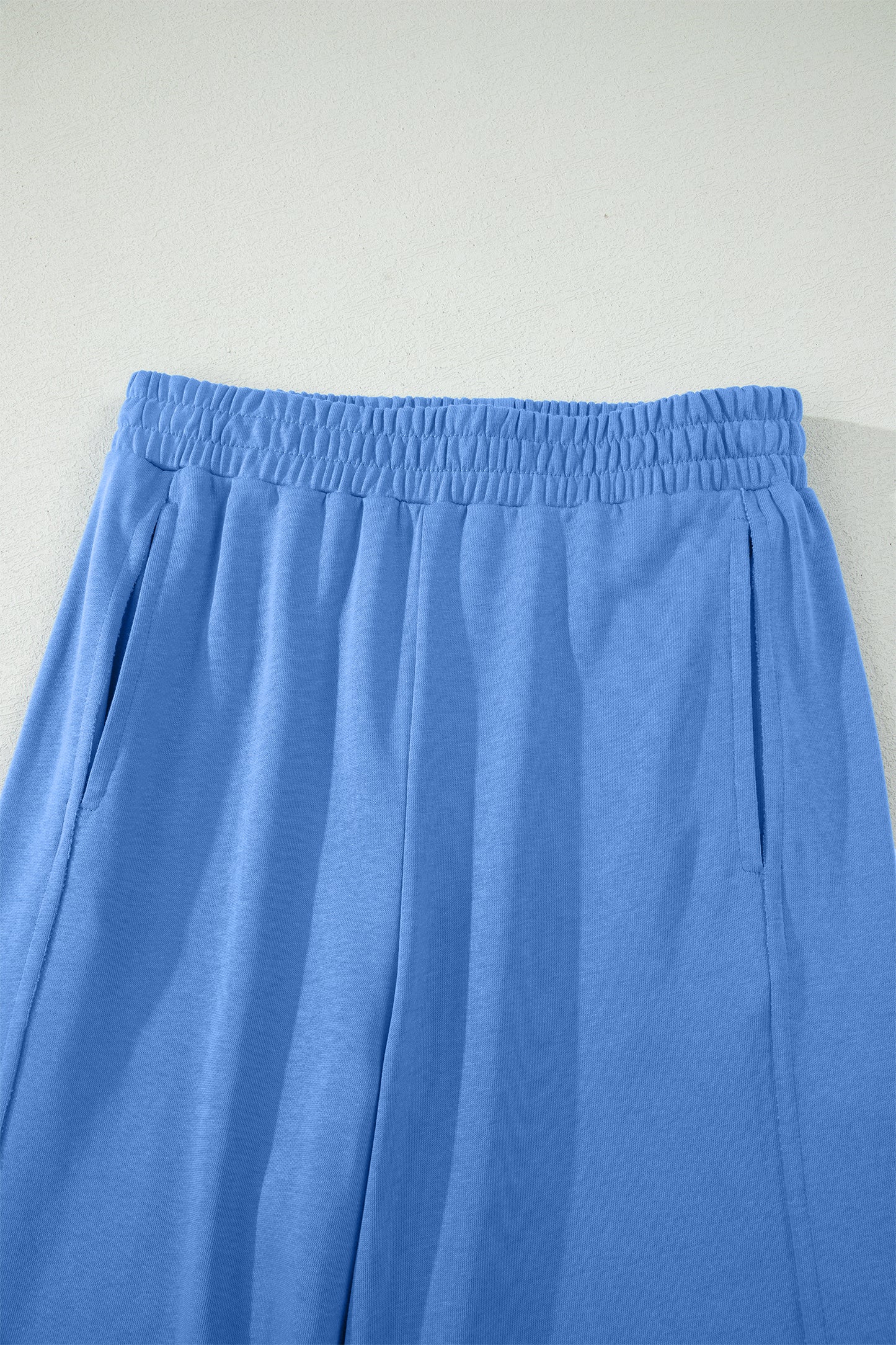 Sachet Pink Solid Cover Oversize Tee Pocketed Casual Pants 2pcs Outfit-Two Piece Sets/Pant Sets-[Adult]-[Female]-2022 Online Blue Zone Planet