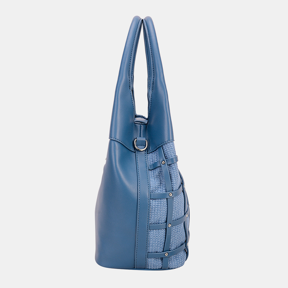 David Jones Rivet Decor Handbag-HANDBAGS-[Adult]-[Female]-2022 Online Blue Zone Planet