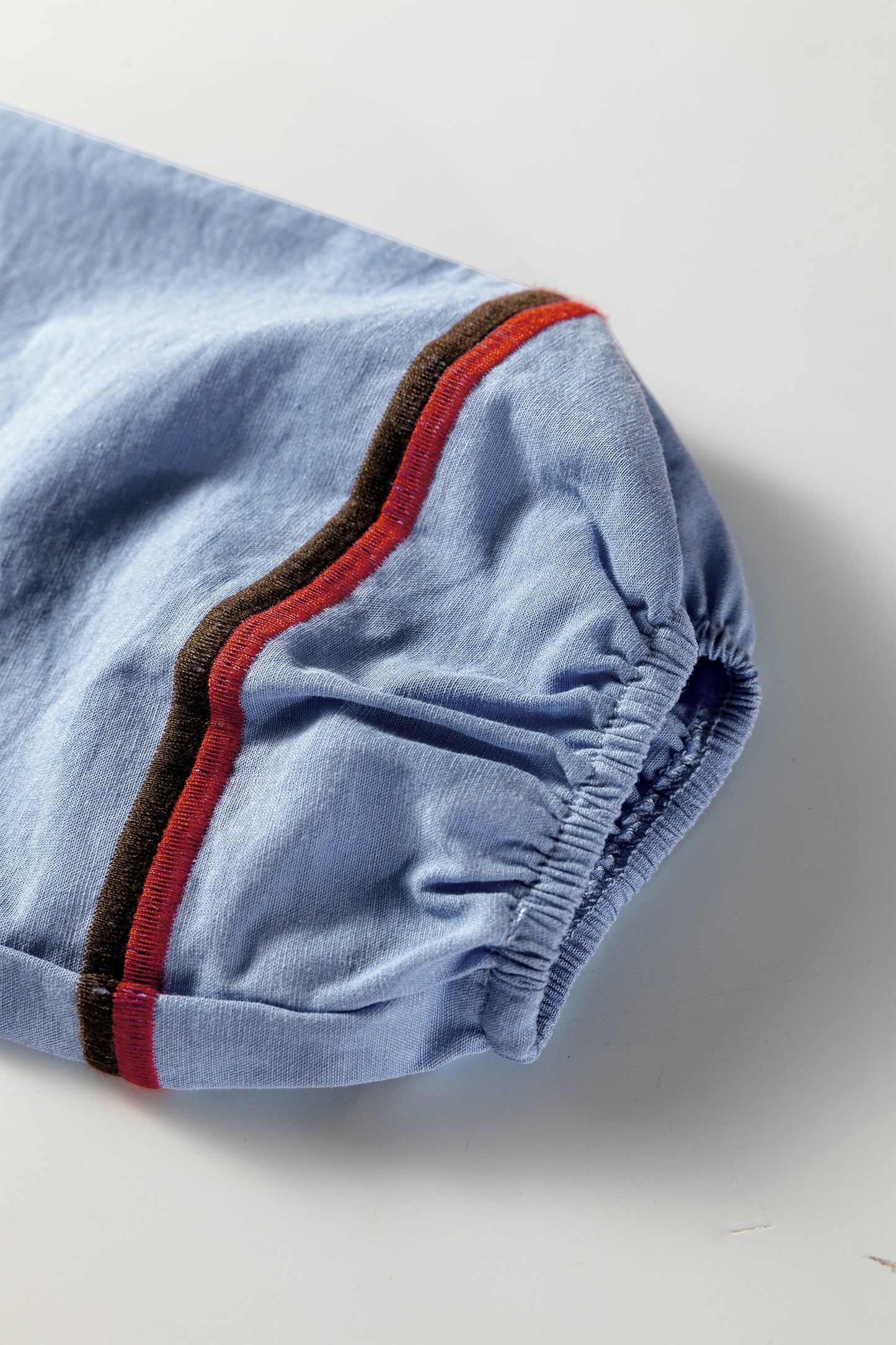 Real Teal Floral Embroidered Split Neck Tassel Tie Puff Sleeve Blouse-Tops/Blouses & Shirts-[Adult]-[Female]-2022 Online Blue Zone Planet