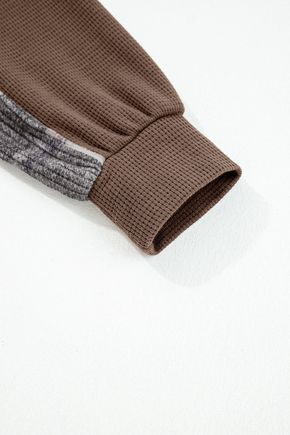 Brown Plaid Patchwork Button Down Drawstring Hooded Shacket-Tops / Dresses-[Adult]-[Female]-2022 Online Blue Zone Planet