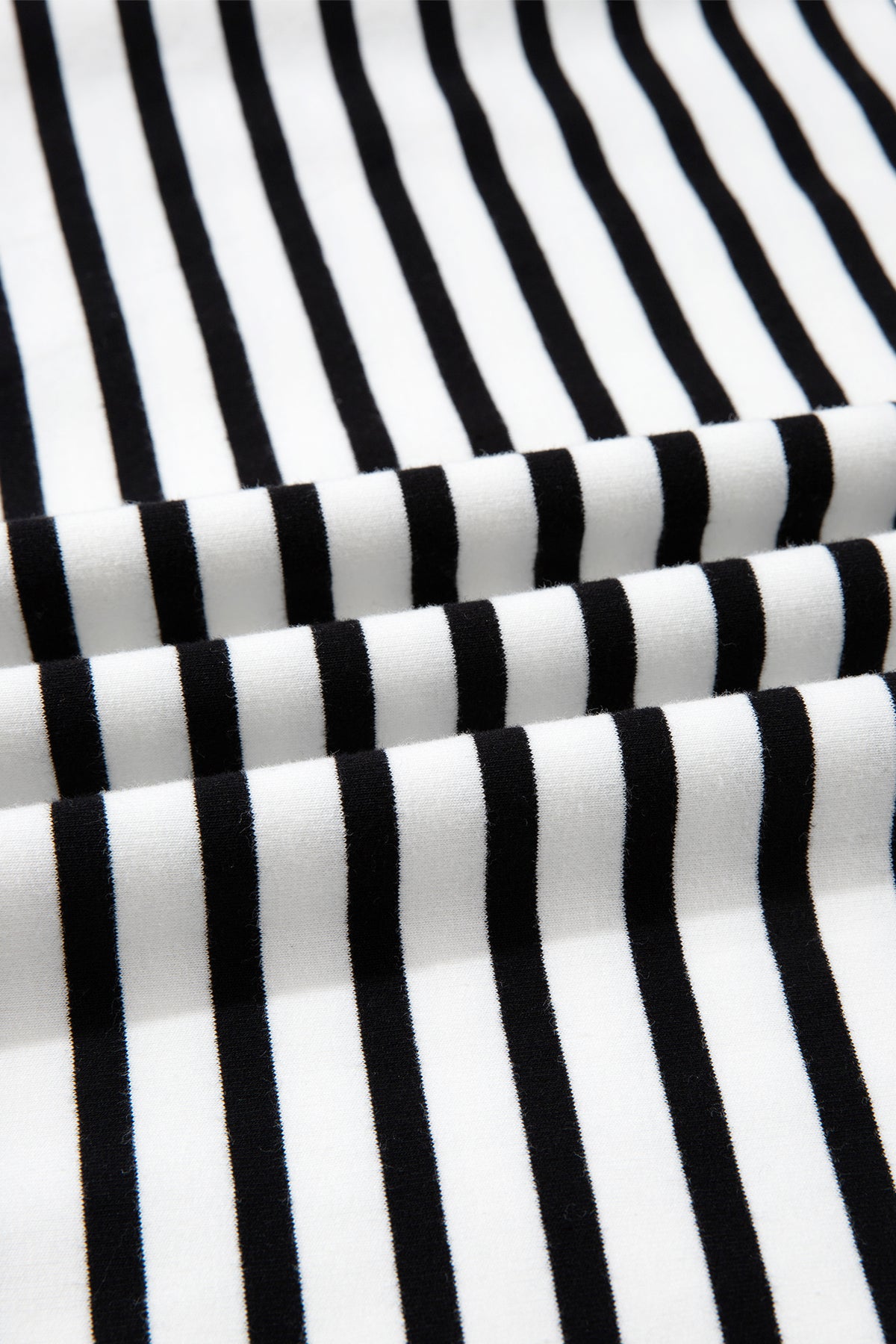 White Stripe Color Block Long Puff Sleeve Metal Zip-Up Collar Top-Tops/Long Sleeve Tops-[Adult]-[Female]-2022 Online Blue Zone Planet