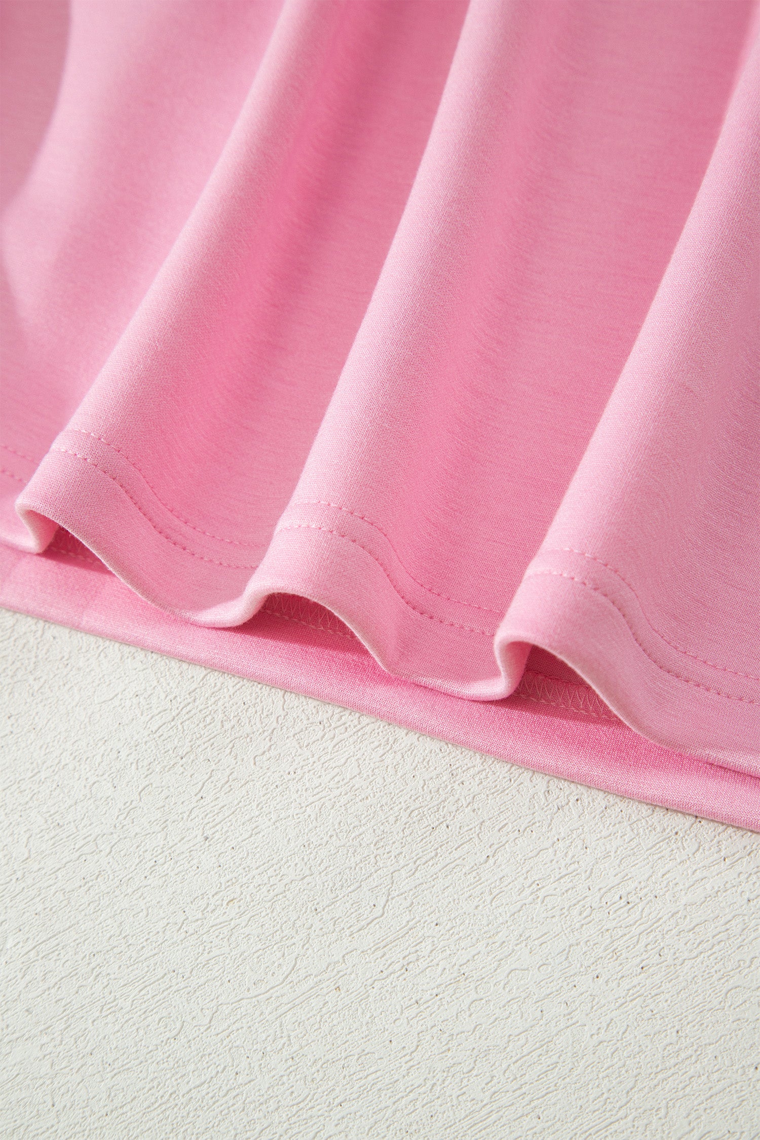 Pink V Neck Sleeveless Double Zip Shift Midi Dress-TOPS / DRESSES-[Adult]-[Female]-2022 Online Blue Zone Planet
