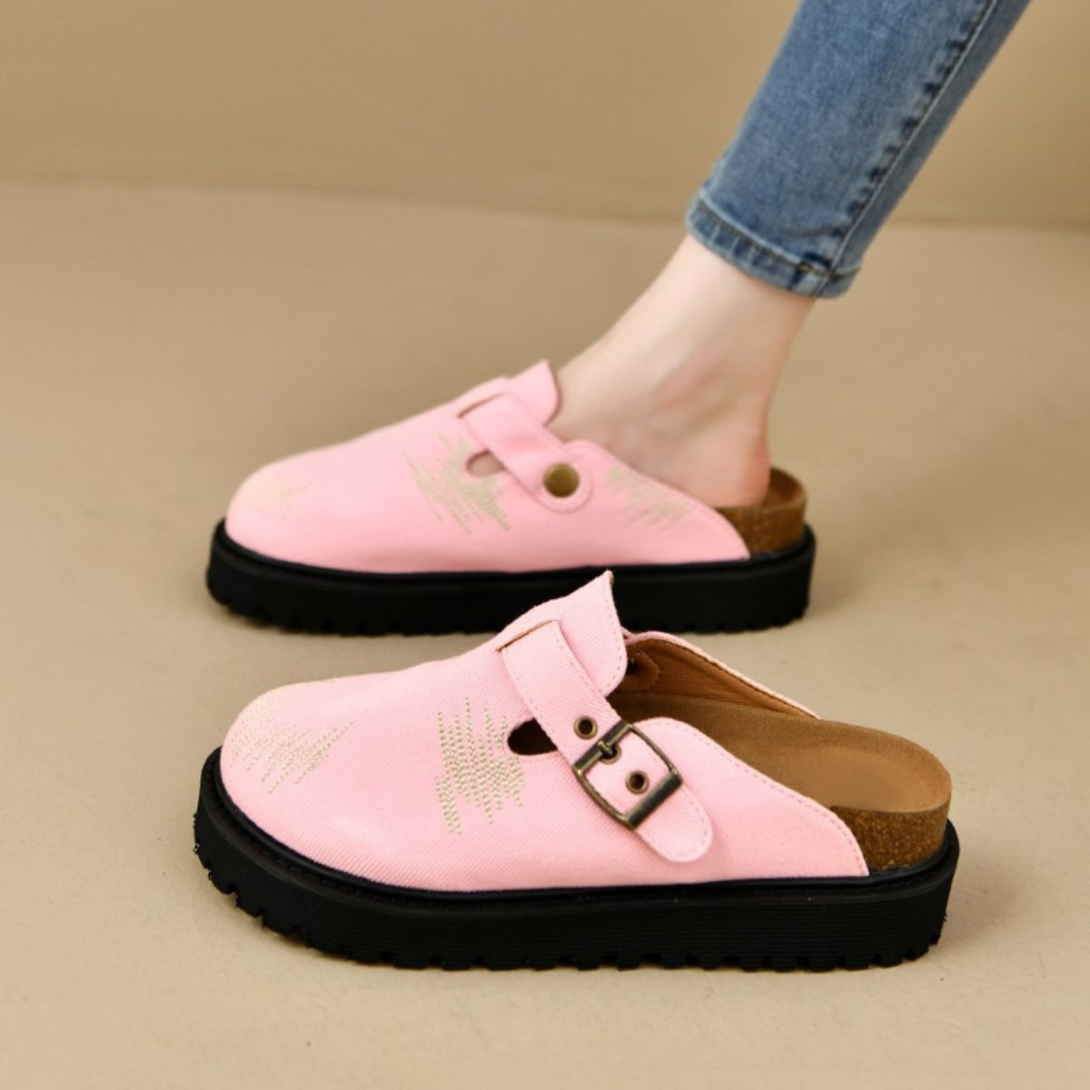 Blue Zone Planet | Round Toe Platform Loafers-SNEAKERS-[Adult]-[Female]-2022 Online Blue Zone Planet