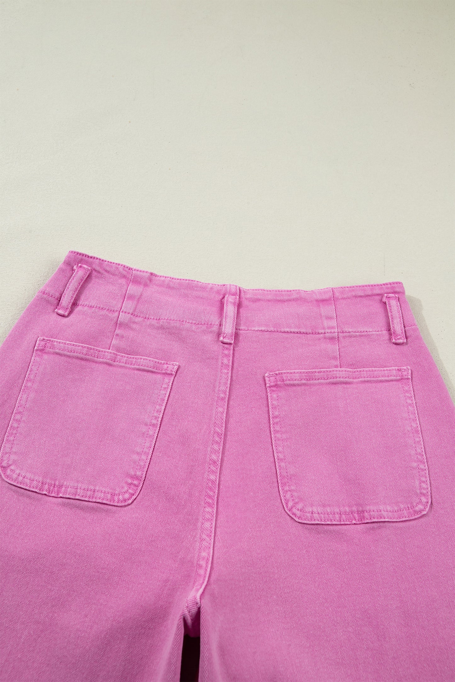 Bonbon 2-Button High Waist Flared Bottom Jeans-Bottoms/Jeans-[Adult]-[Female]-2022 Online Blue Zone Planet