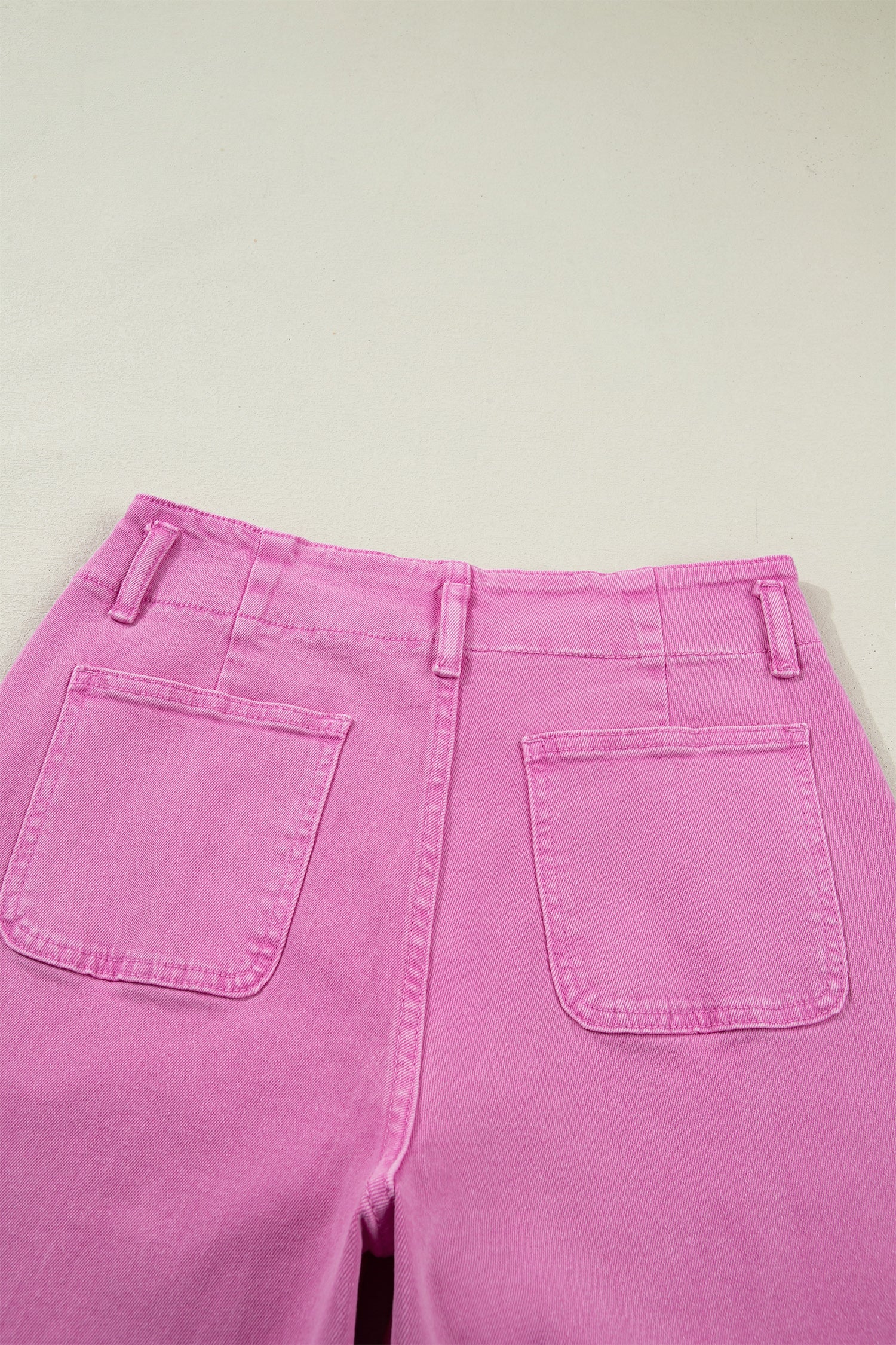 Bonbon 2-Button High Waist Flared Bottom Jeans-Bottoms/Jeans-[Adult]-[Female]-2022 Online Blue Zone Planet