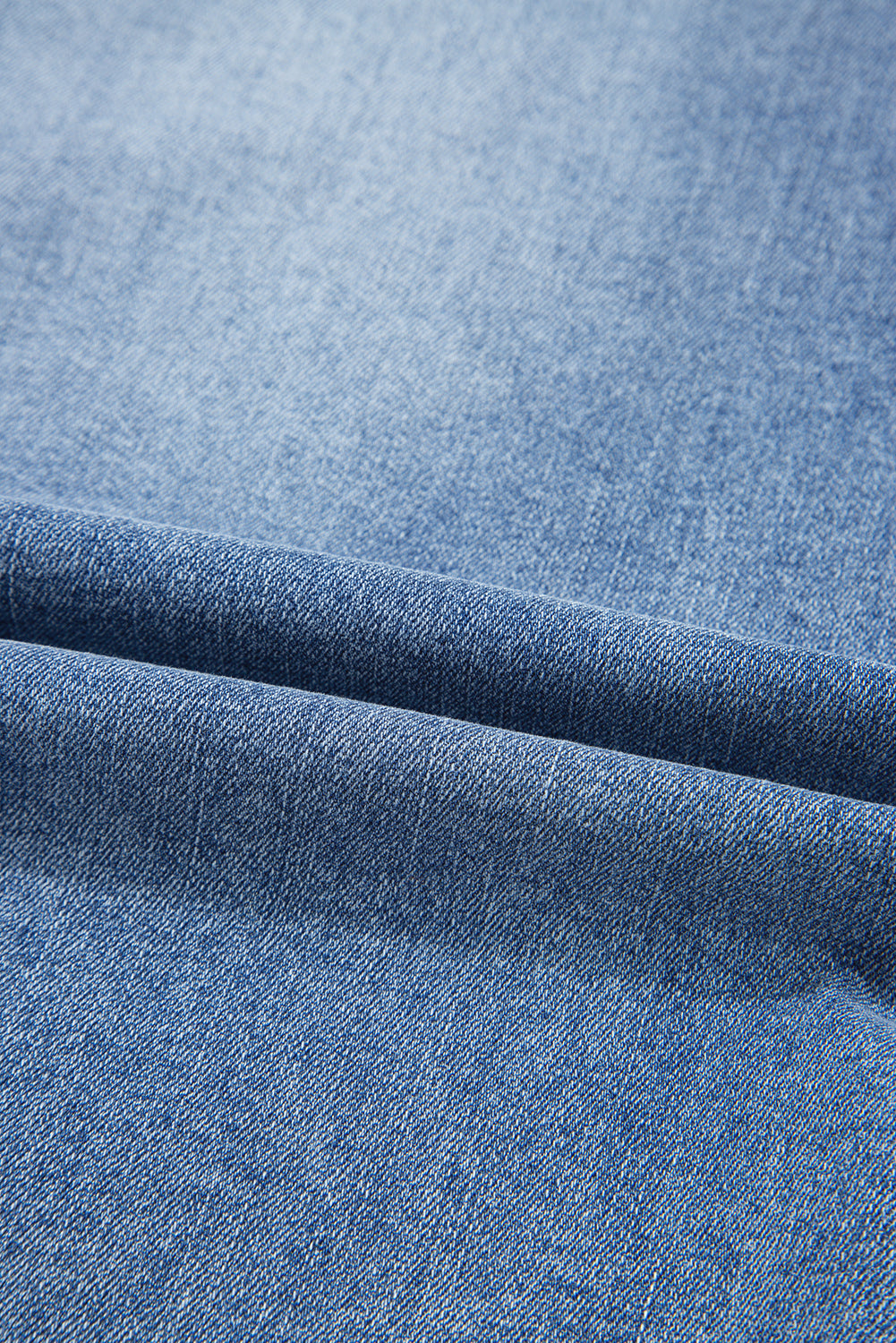 Myosotis Irregular Distressed Bottom Denim Midi Skirt-Bottoms/Skirts & Petticoat-[Adult]-[Female]-2022 Online Blue Zone Planet