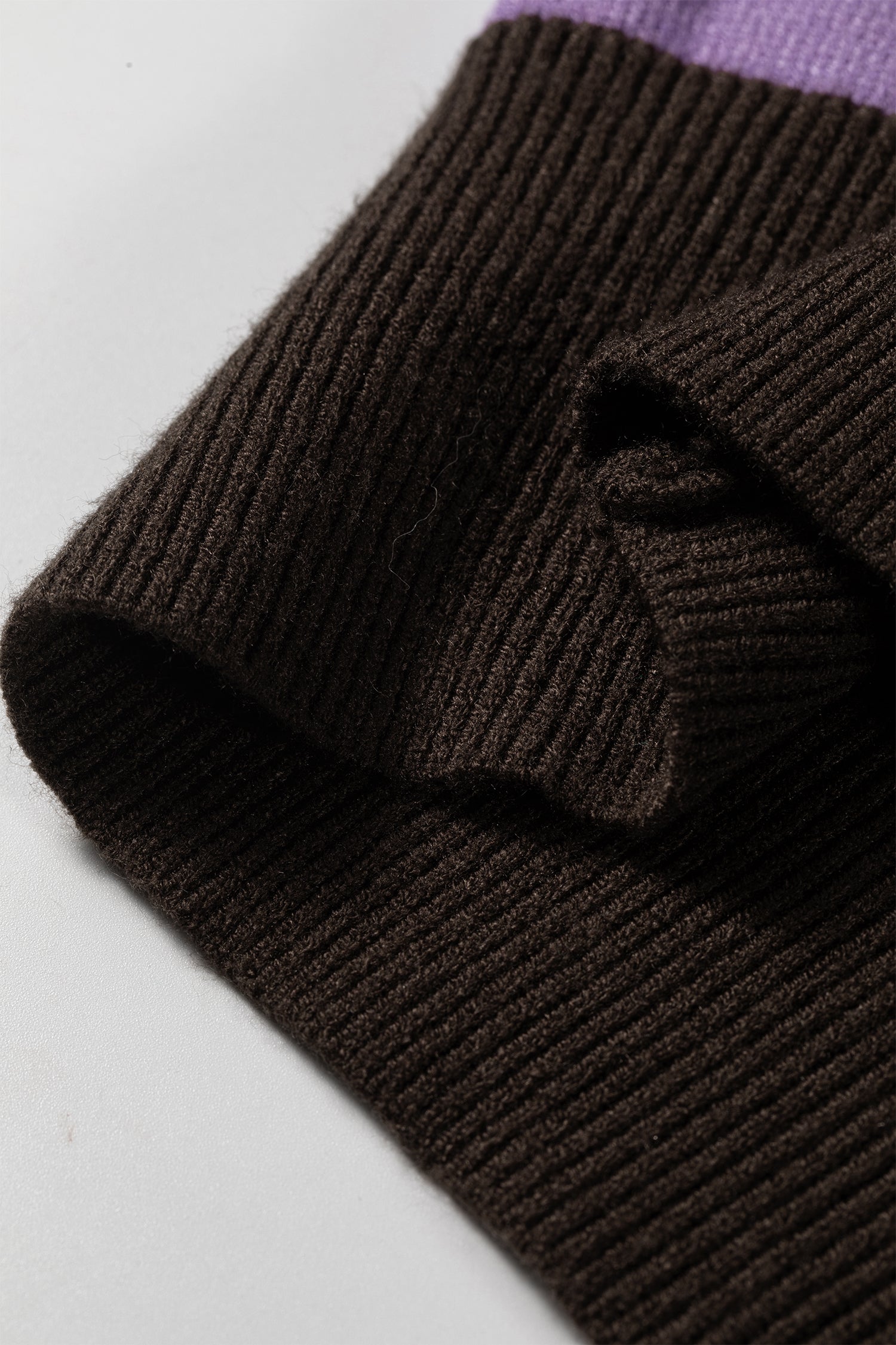 Brown Stripe Embroidered Detail Drop Shoulder Pullover Sweater-Sweaters & Cardigans/Sweaters-[Adult]-[Female]-2022 Online Blue Zone Planet