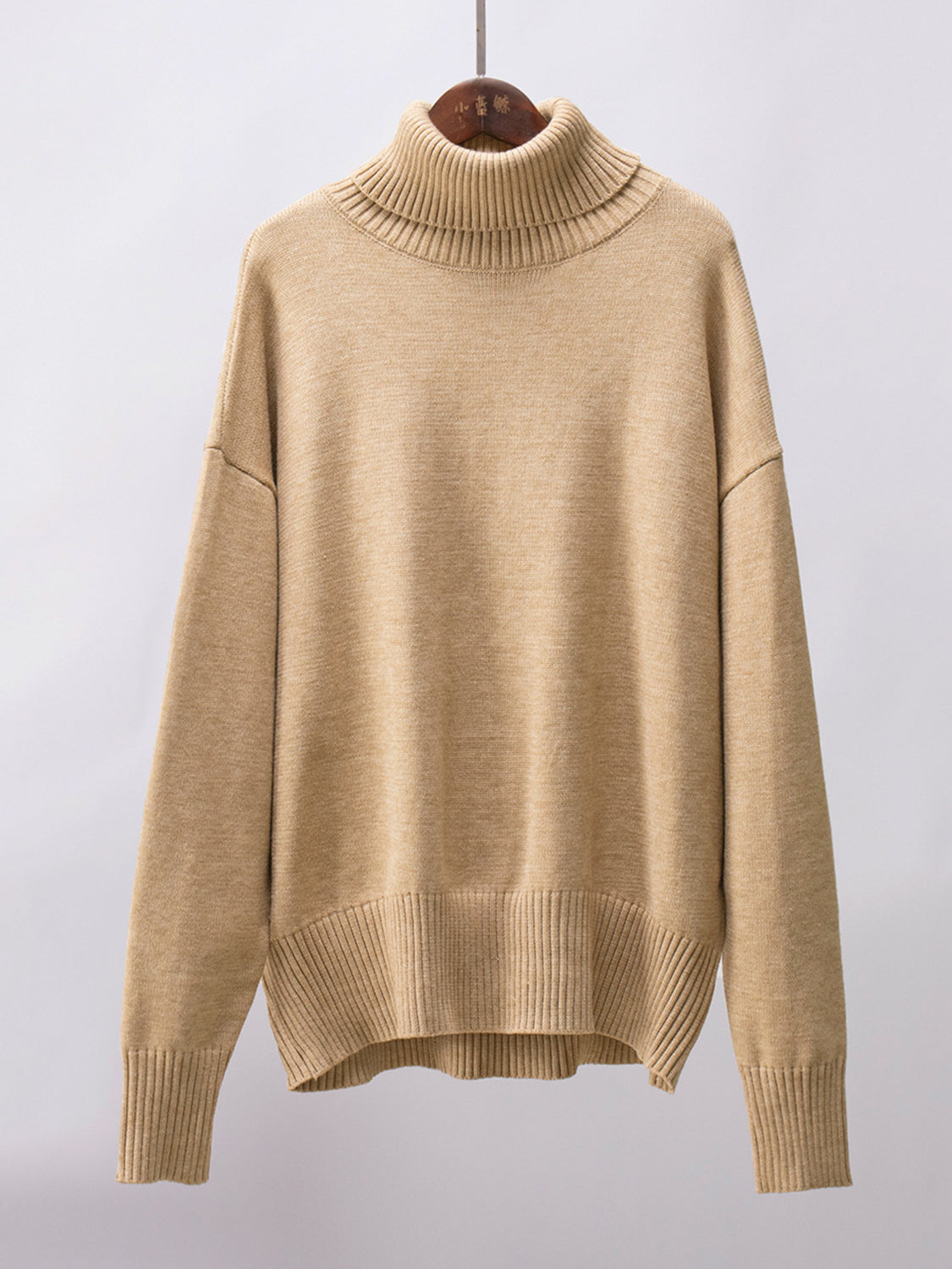 Turtleneck Long Sleeve Sweater-TOPS / DRESSES-[Adult]-[Female]-2022 Online Blue Zone Planet