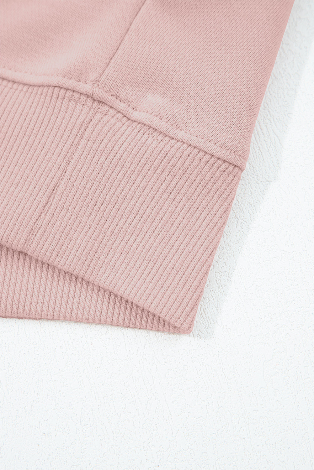 Light Pink Drop Shoulder Puff Sleeve Crop Pullover Drawstring Wide Leg Pants Set-Two Piece Sets/Pant Sets-[Adult]-[Female]-2022 Online Blue Zone Planet