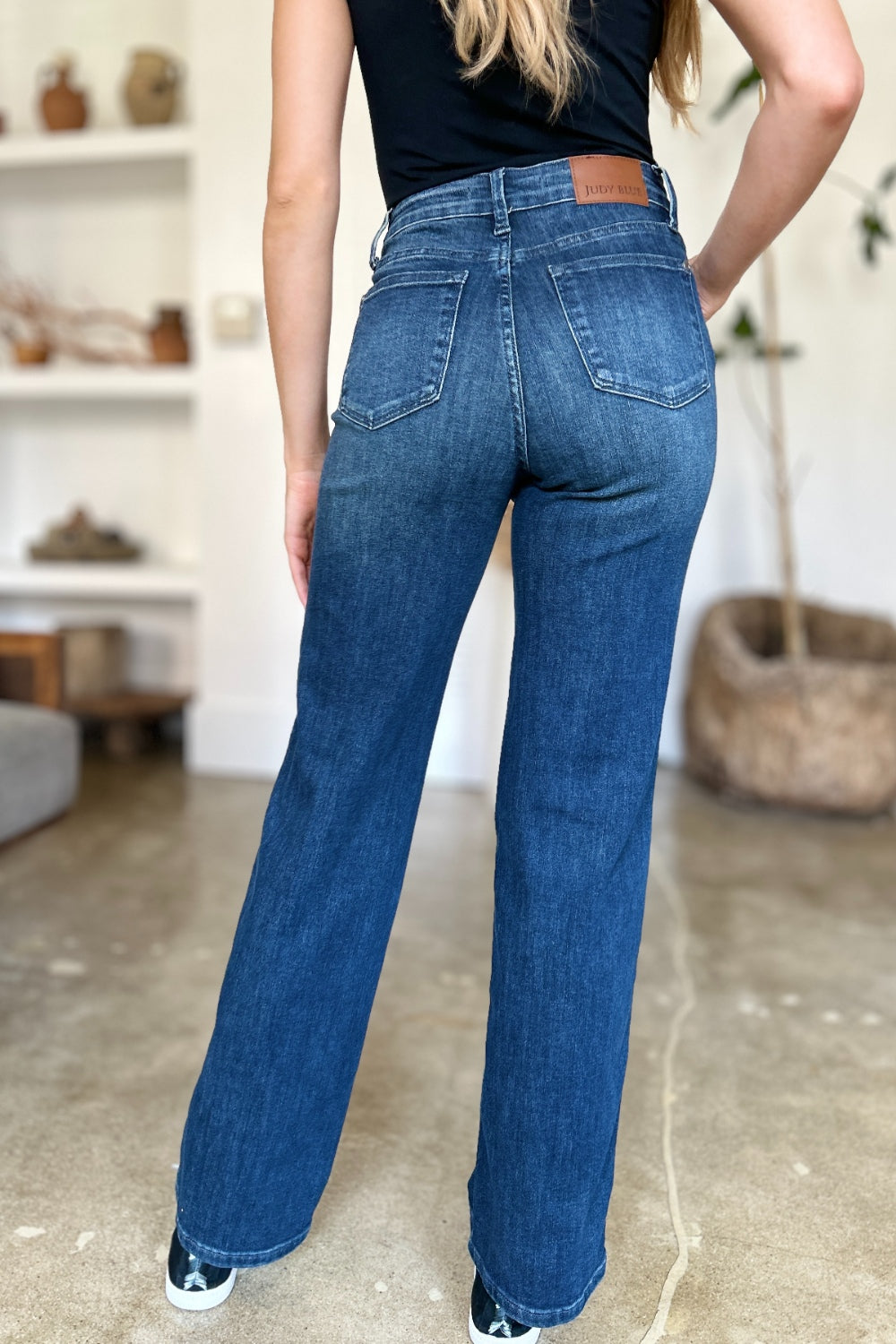 Blue Zone Planet | Judy Blue Full Size Tummy Control Straight Jeans-TOPS / DRESSES-[Adult]-[Female]-2022 Online Blue Zone Planet