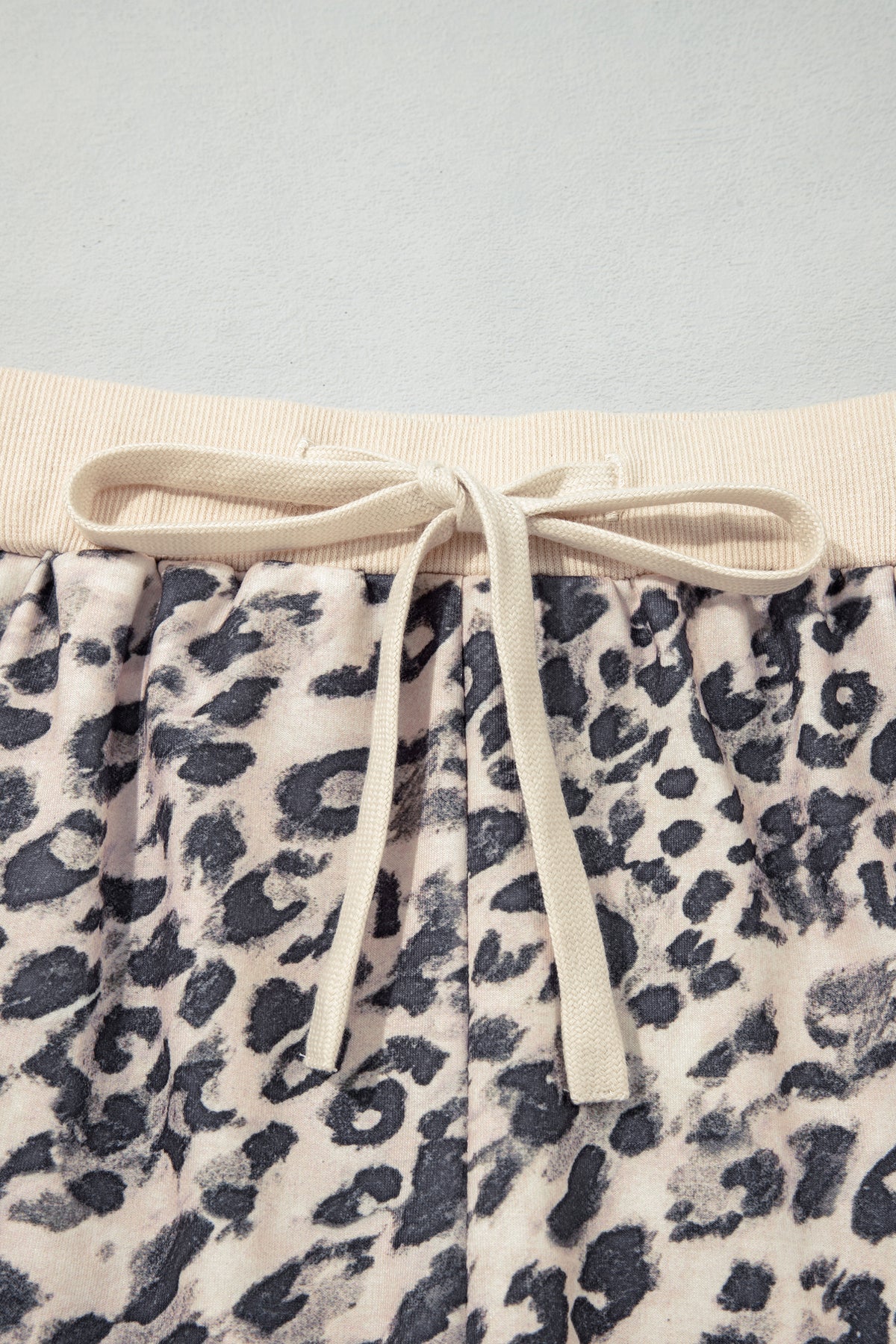 Multicolour Leopard Zip-Up Hooded Drawstring Pant Set-Two Piece Sets/Short Sets-[Adult]-[Female]-2022 Online Blue Zone Planet