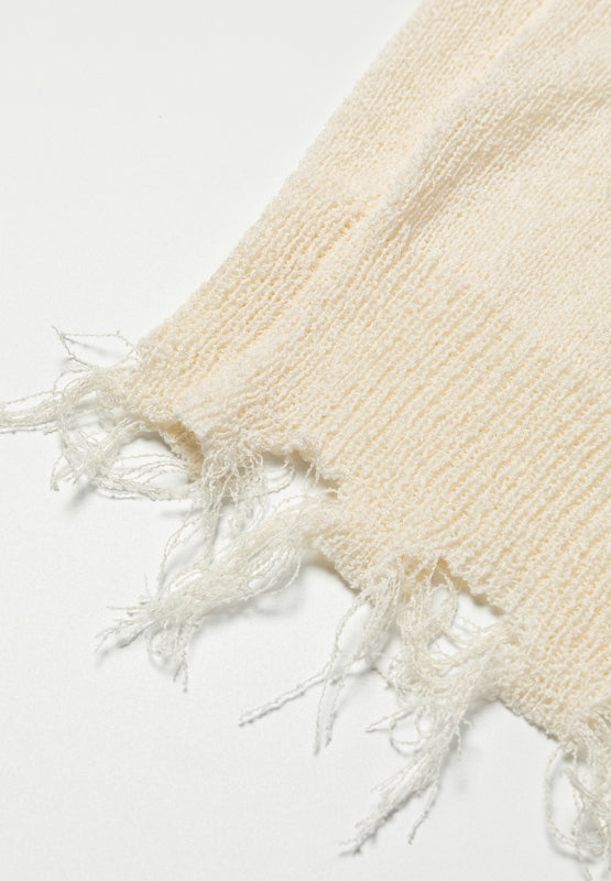 Blue Zone Planet | Contrast Star Raw Hem Long Sleeve Knit Top-TOPS / DRESSES-[Adult]-[Female]-2022 Online Blue Zone Planet