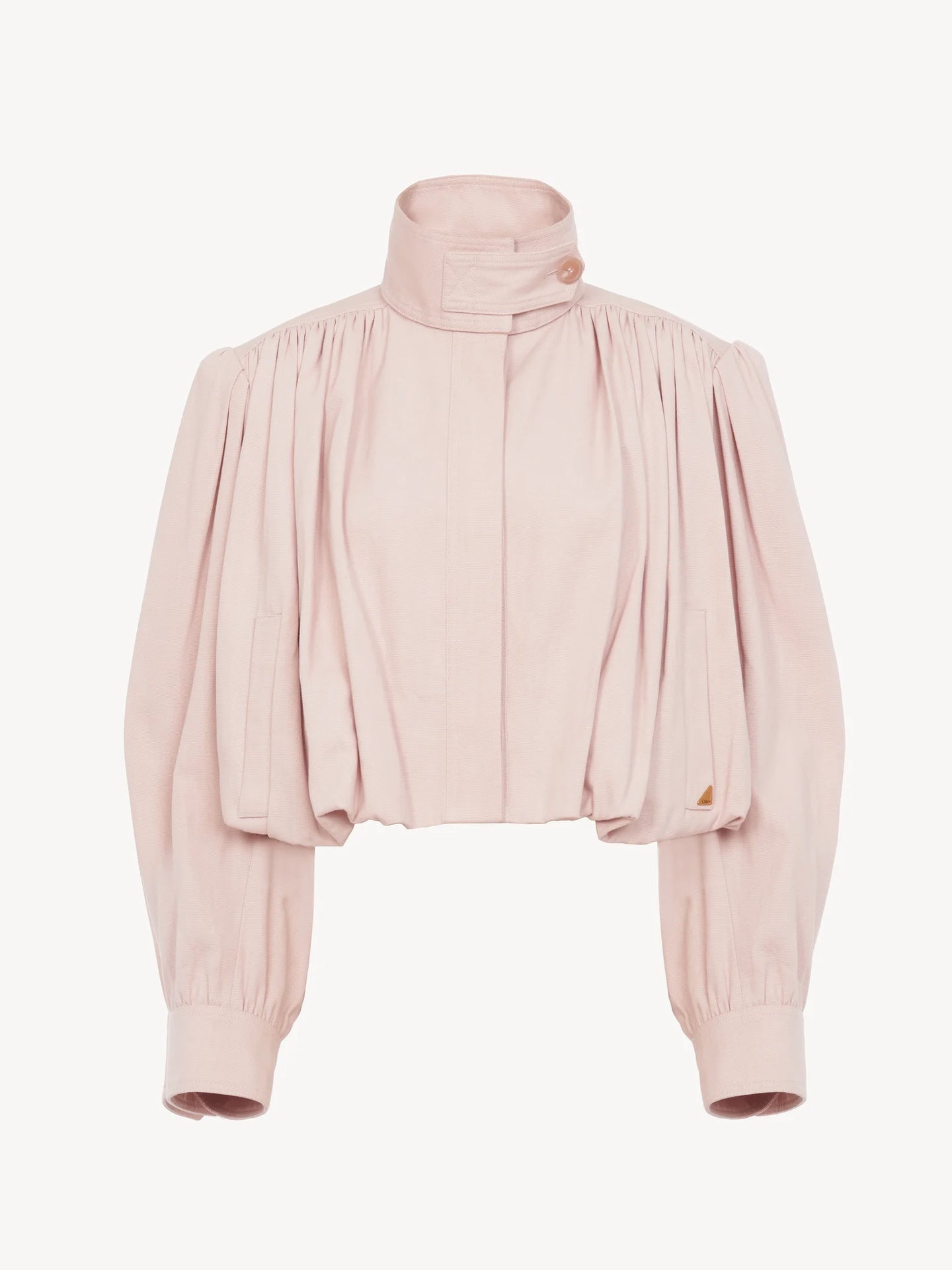 Tina's Puff Sleeve Cropped Jacket-TOPS / DRESSES-[Adult]-[Female]-Pink-L-2022 Online Blue Zone Planet