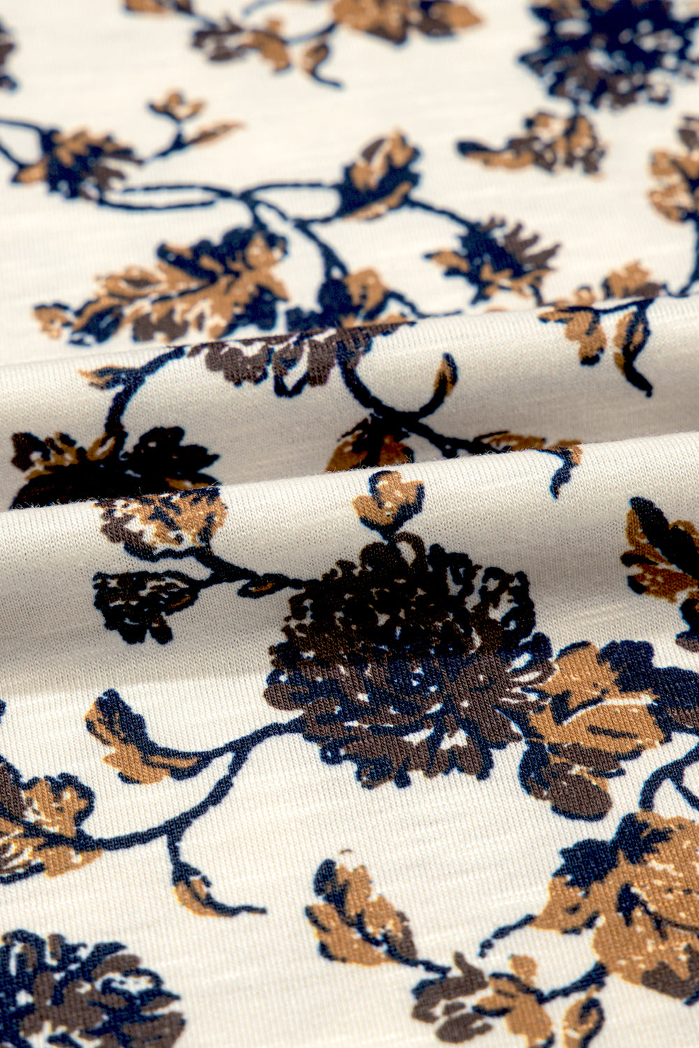 White Floral Frilly Blouse With Lace Up-Tops/Blouses & Shirts-[Adult]-[Female]-2022 Online Blue Zone Planet