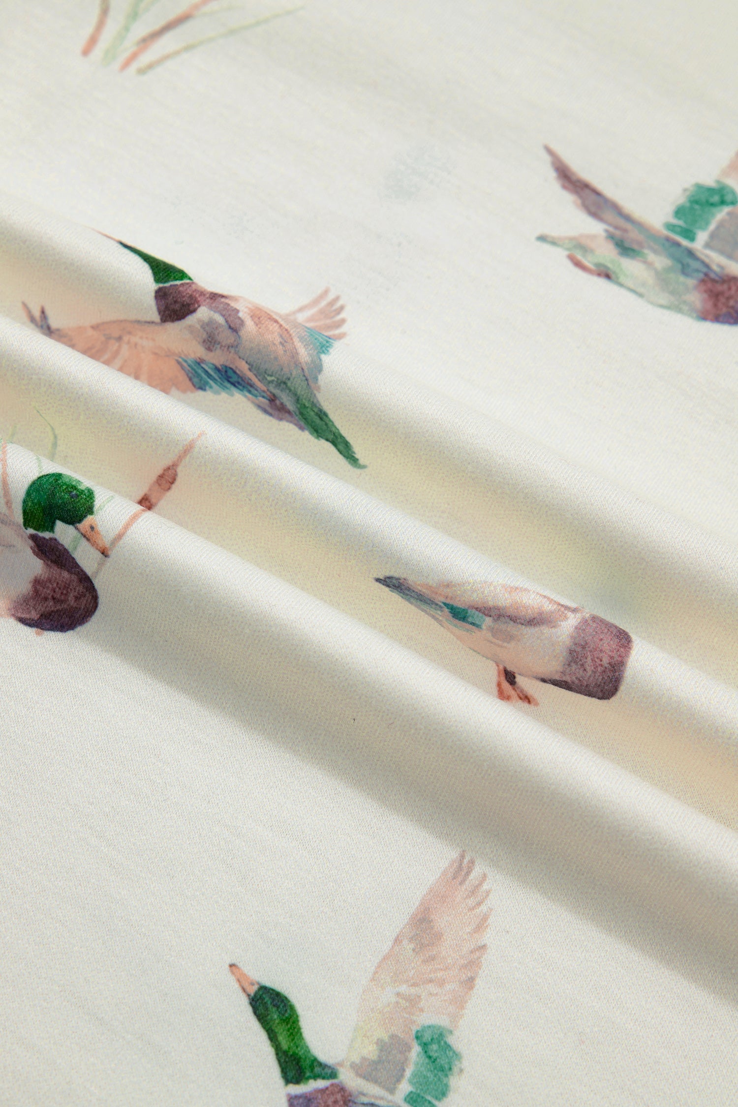 Beige Mallard Print Western Style Tank Top-Tops/Tank Tops-[Adult]-[Female]-2022 Online Blue Zone Planet