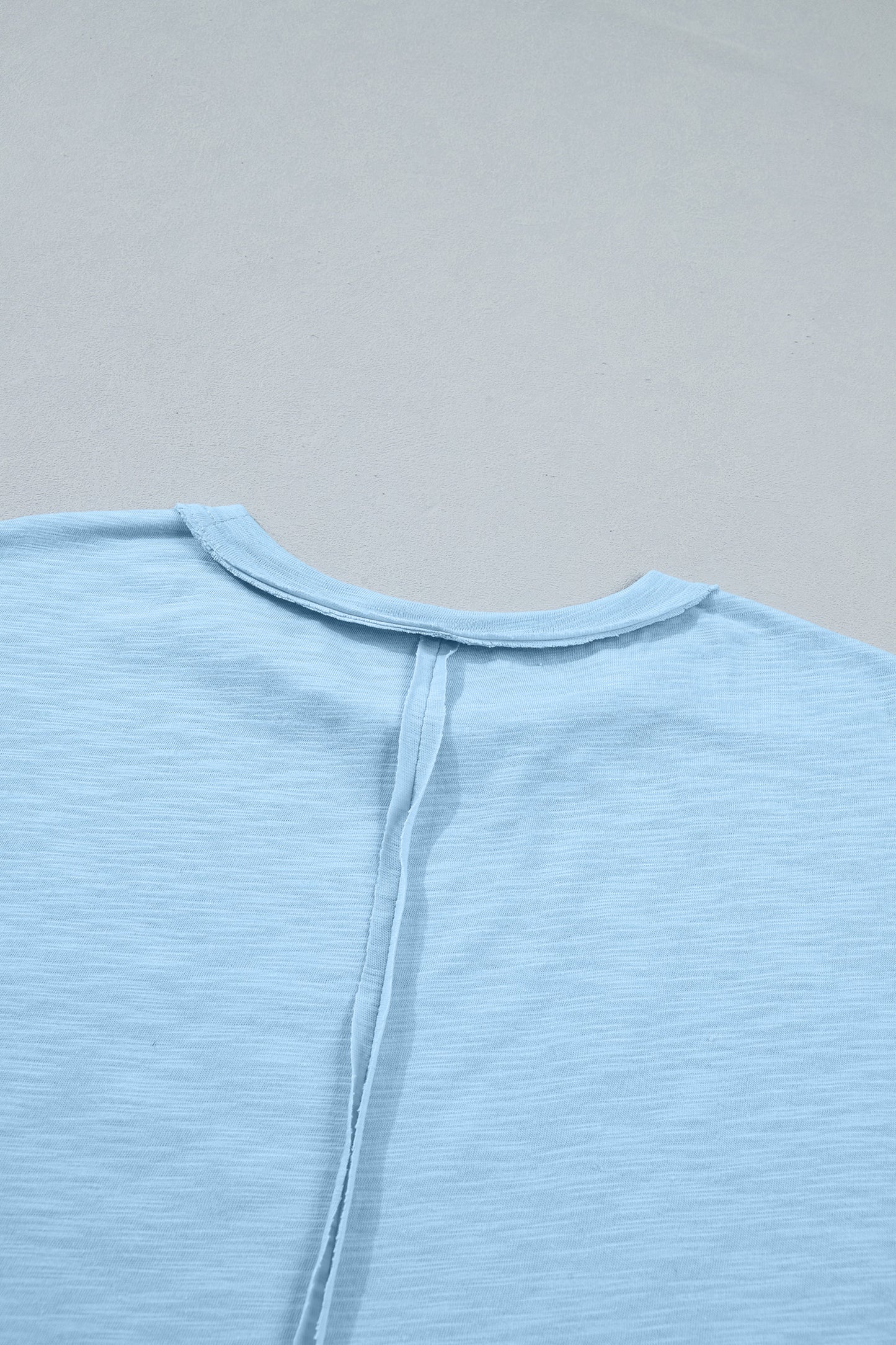 Mist Blue Western Mallard Oversized Tee-Tops/Tops & Tees-[Adult]-[Female]-2022 Online Blue Zone Planet