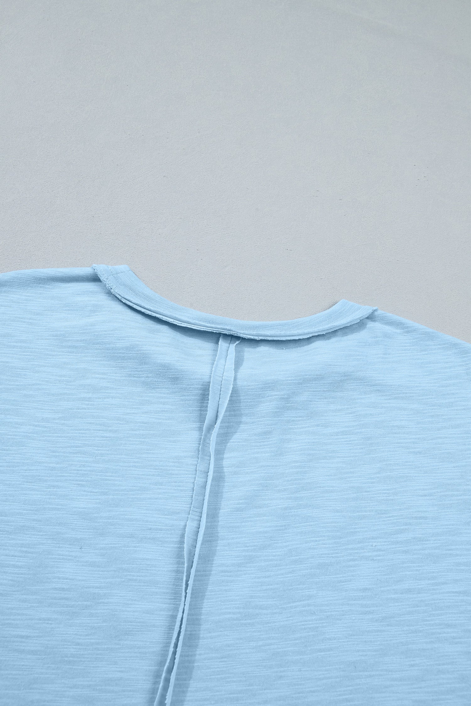 Mist Blue Western Mallard Oversized Tee-Tops/Tops & Tees-[Adult]-[Female]-2022 Online Blue Zone Planet