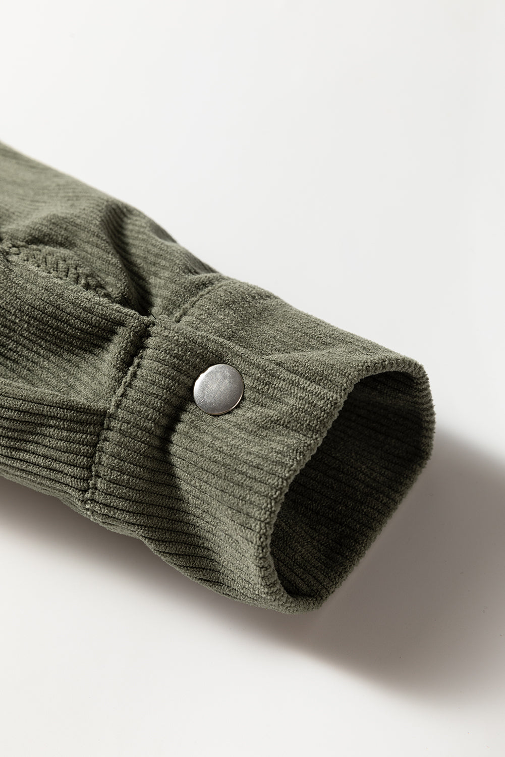 Clay Ribbed Retro Floral Patchwork Shirt Style Jacket-Outerwear/Jackets-[Adult]-[Female]-2022 Online Blue Zone Planet