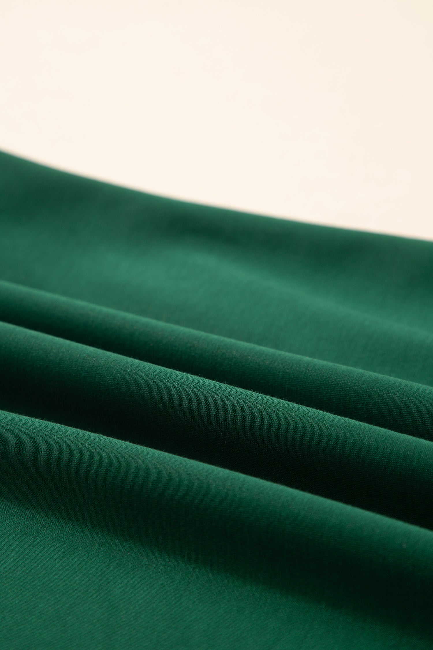 Sea Green Leopard Trim Round Neck Loose T Shirt-Tops/Tops & Tees-[Adult]-[Female]-2022 Online Blue Zone Planet