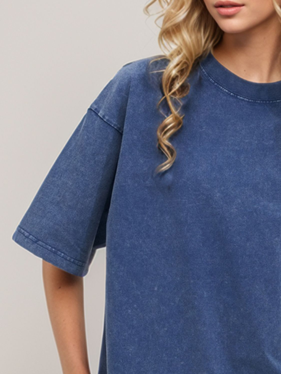 Basic Bae Round Neck Half Sleeve T-Shirt-TOPS / DRESSES-[Adult]-[Female]-2022 Online Blue Zone Planet