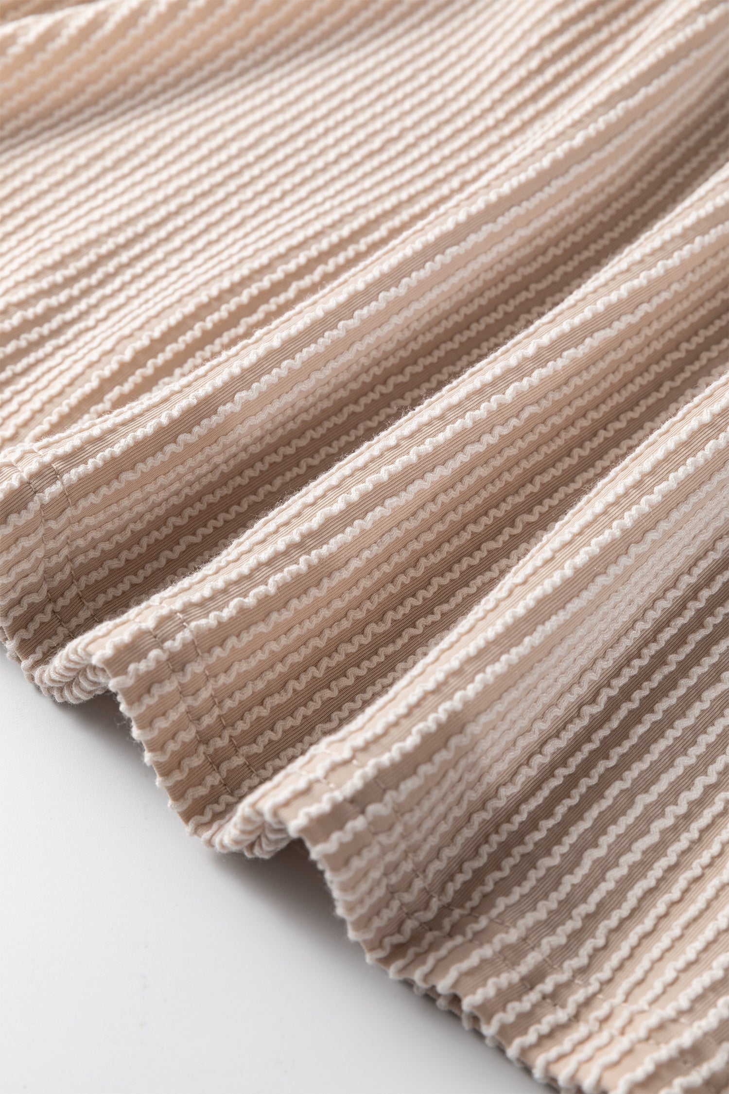 Parchment Twist Ribbed Floral Contrast Patchwork Long Sleeve Top-Tops/Long Sleeve Tops-[Adult]-[Female]-2022 Online Blue Zone Planet