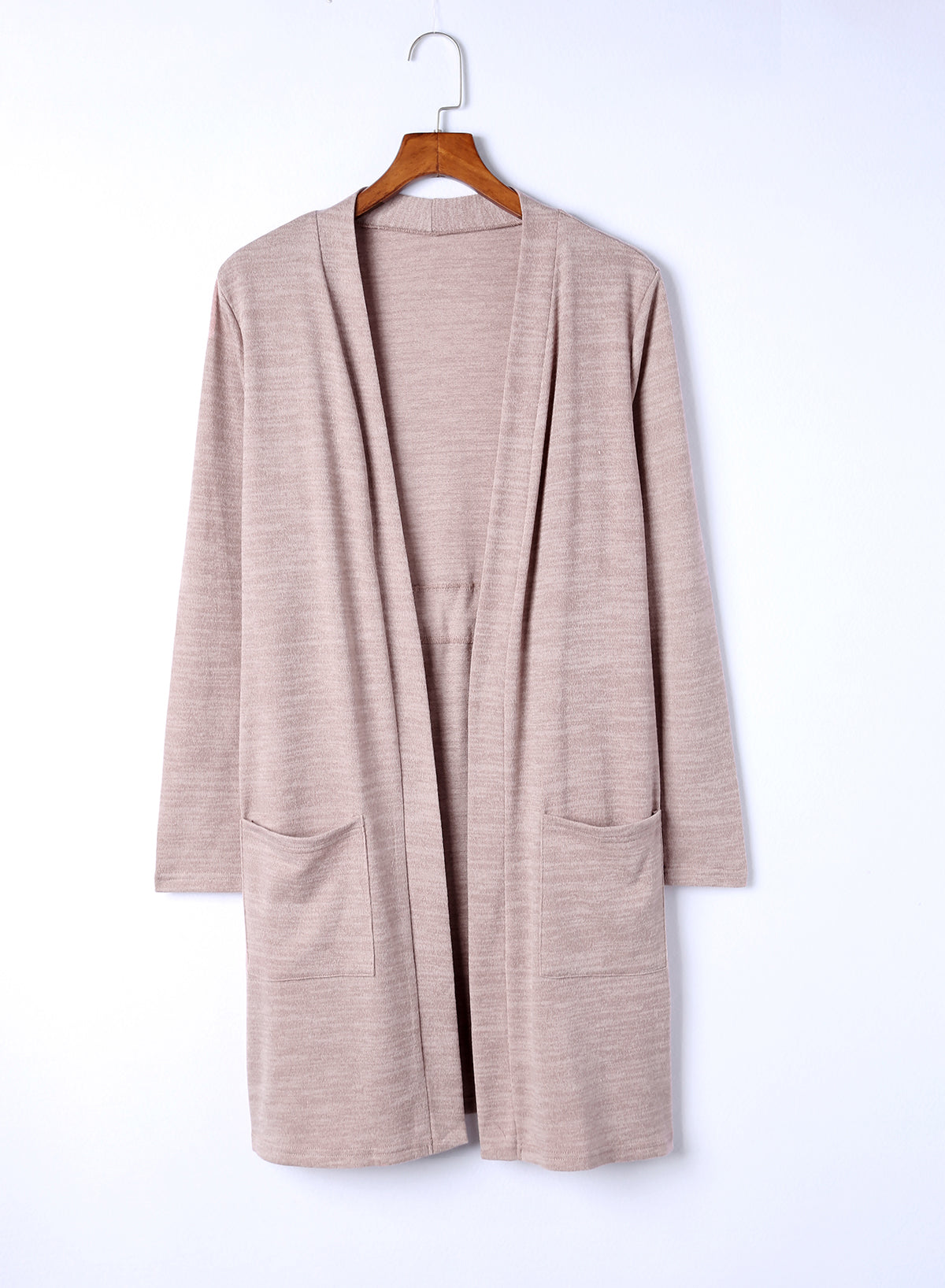 Pink Tunic Back Open Front Cardigan With Pockets-Sale (50% OFF)/30% OFF-[Adult]-[Female]-2022 Online Blue Zone Planet