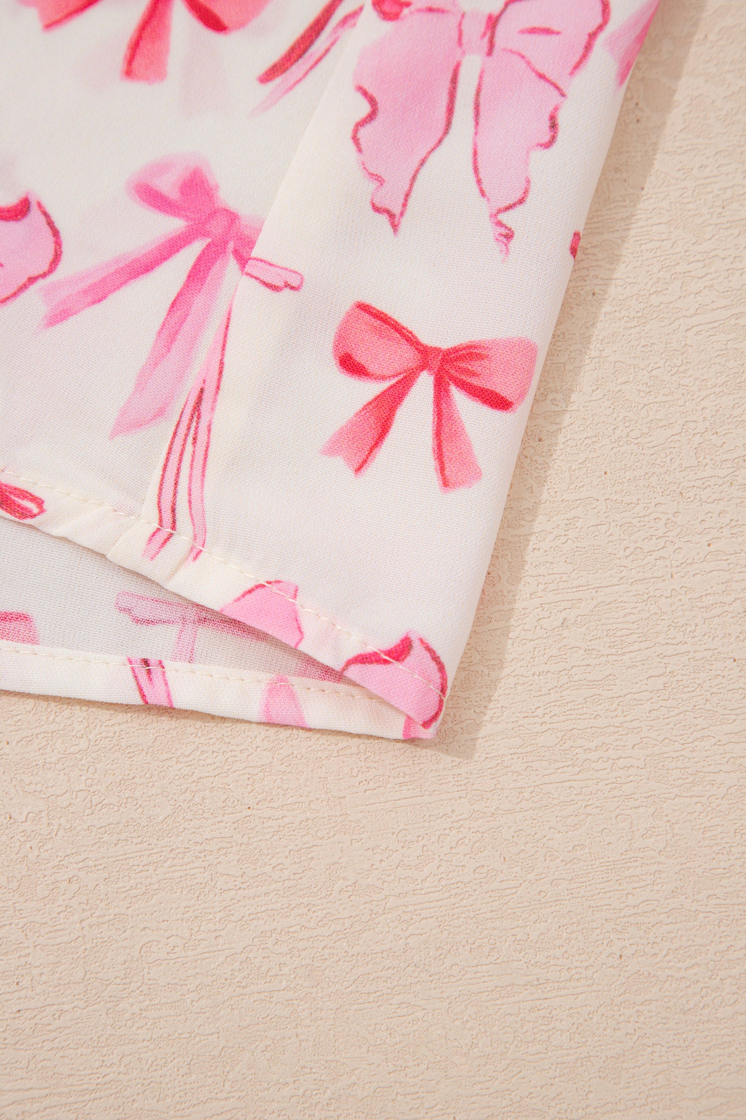 Pink Full Zip Cinched Waist Sleeveless Bow Mini Dress-TOPS / DRESSES-[Adult]-[Female]-2022 Online Blue Zone Planet