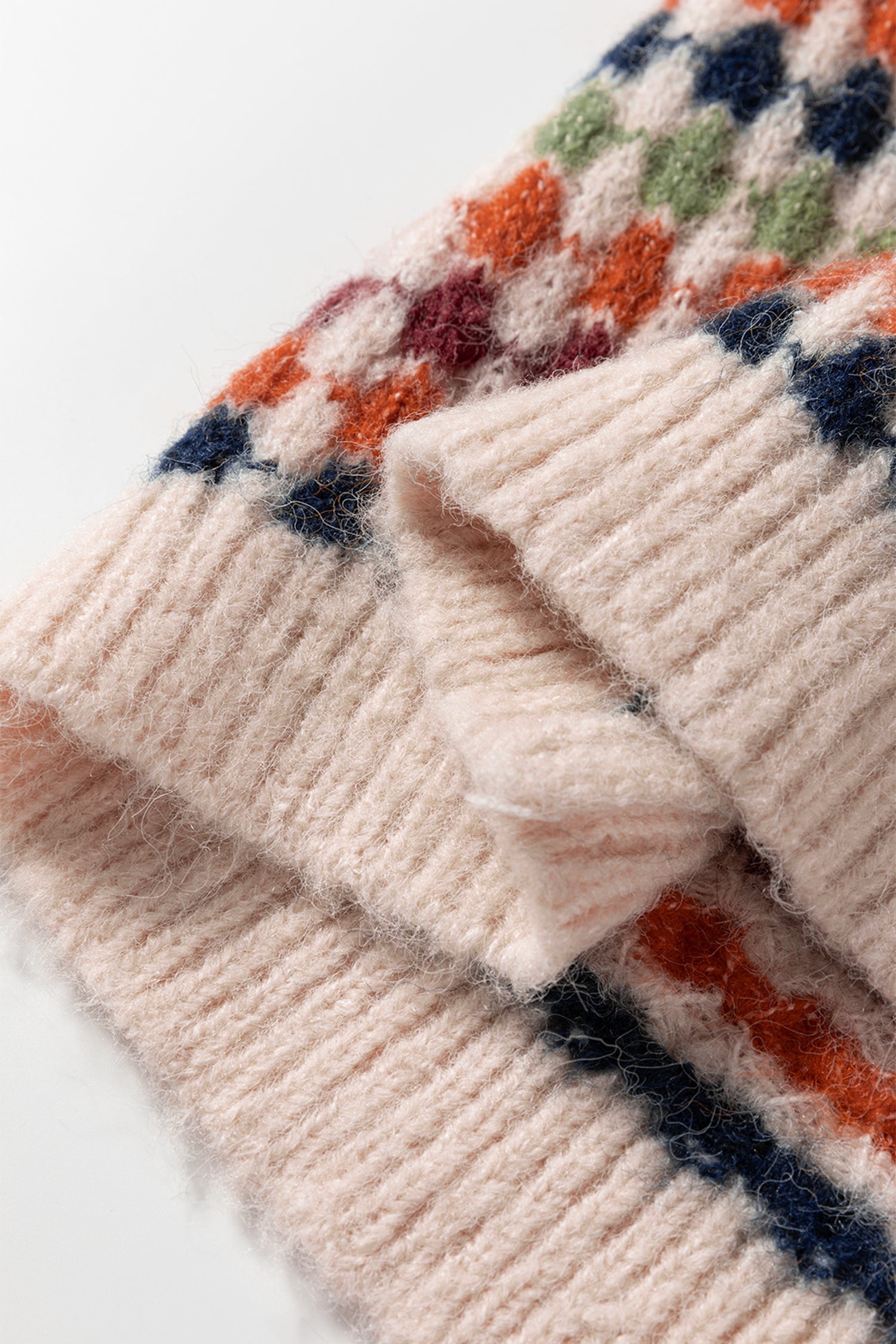 Multicolour Dotty Striped Pattern Knit Drop Shoulder Sweater-TOPS / DRESSES-[Adult]-[Female]-2022 Online Blue Zone Planet