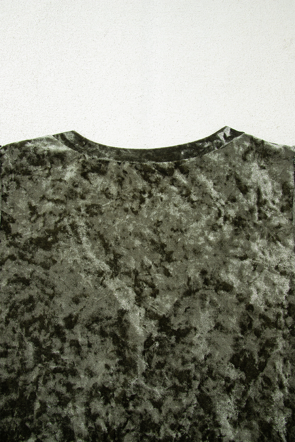 Coffee Plus Size Velvet Babydoll Mini Dress With Puff Sleeve-TOPS / DRESSES-[Adult]-[Female]-2022 Online Blue Zone Planet