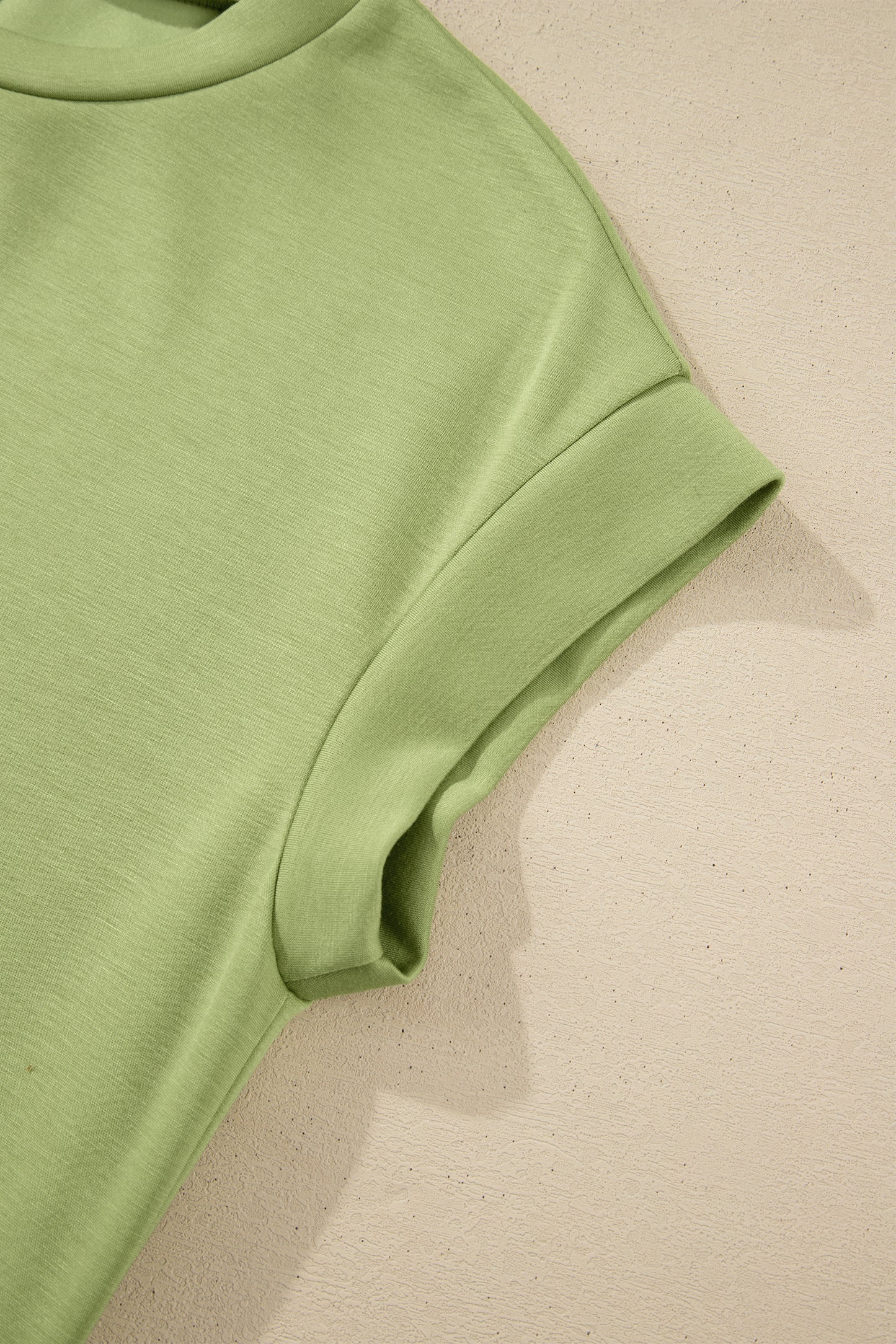 Green Bay Solid Color Long T Shirt Dress with Slits-TOPS / DRESSES-[Adult]-[Female]-2022 Online Blue Zone Planet
