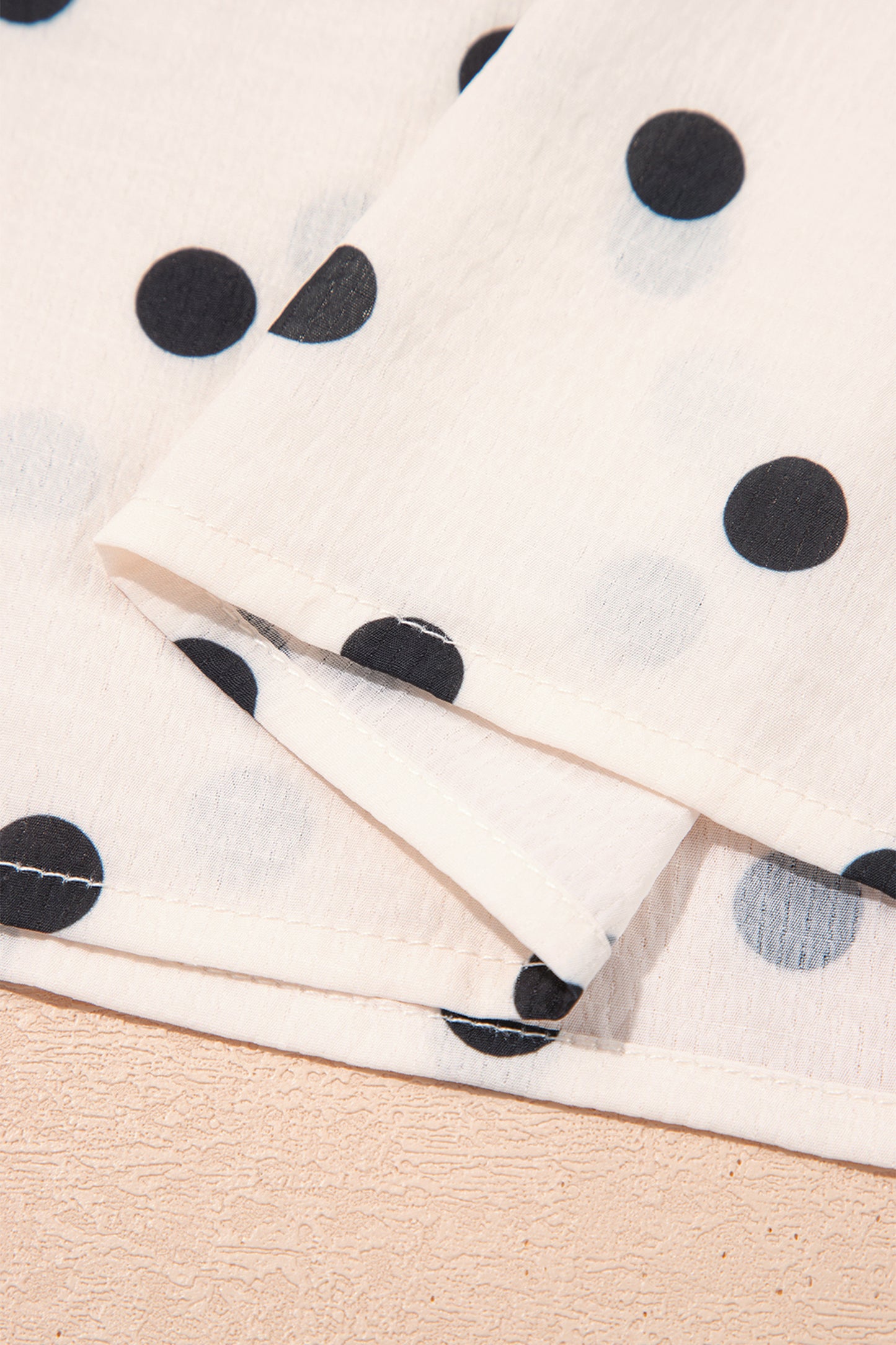White Polka Dot Ruffled Slit Maxi Skirt-Bottoms/Skirts & Petticoat-[Adult]-[Female]-2022 Online Blue Zone Planet