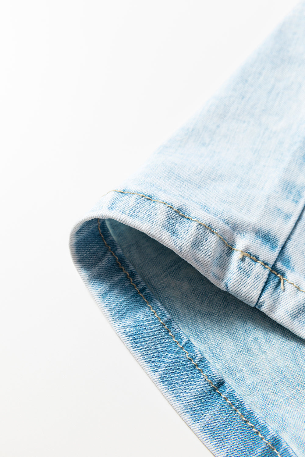 Myosotis Exposed Stitch Detail Drawstring Barrel Jeans-Bottoms/Jeans-[Adult]-[Female]-2022 Online Blue Zone Planet