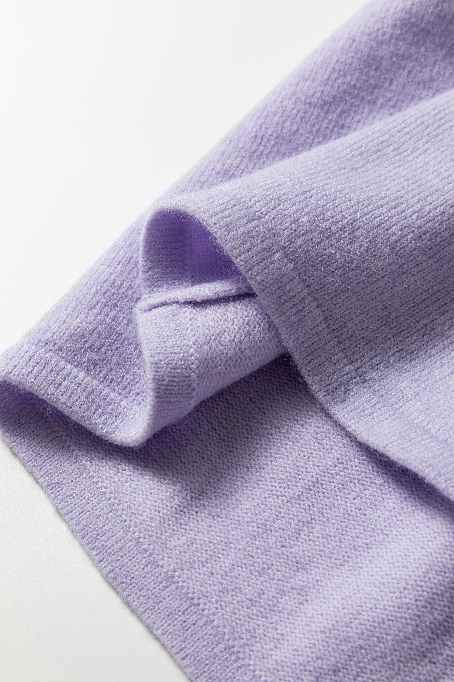 Lavendula 3/4 Sleeve Boxy Knit Button Down Sweater Cardigan-TOPS / DRESSES-[Adult]-[Female]-2022 Online Blue Zone Planet