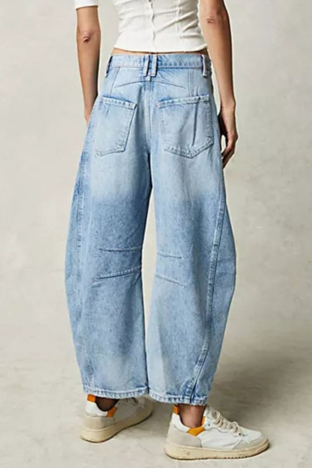 Blue Zone Planet | Wide Leg Jeans with Pockets-BOTTOMS SIZES SMALL MEDIUM LARGE-[Adult]-[Female]-2022 Online Blue Zone Planet