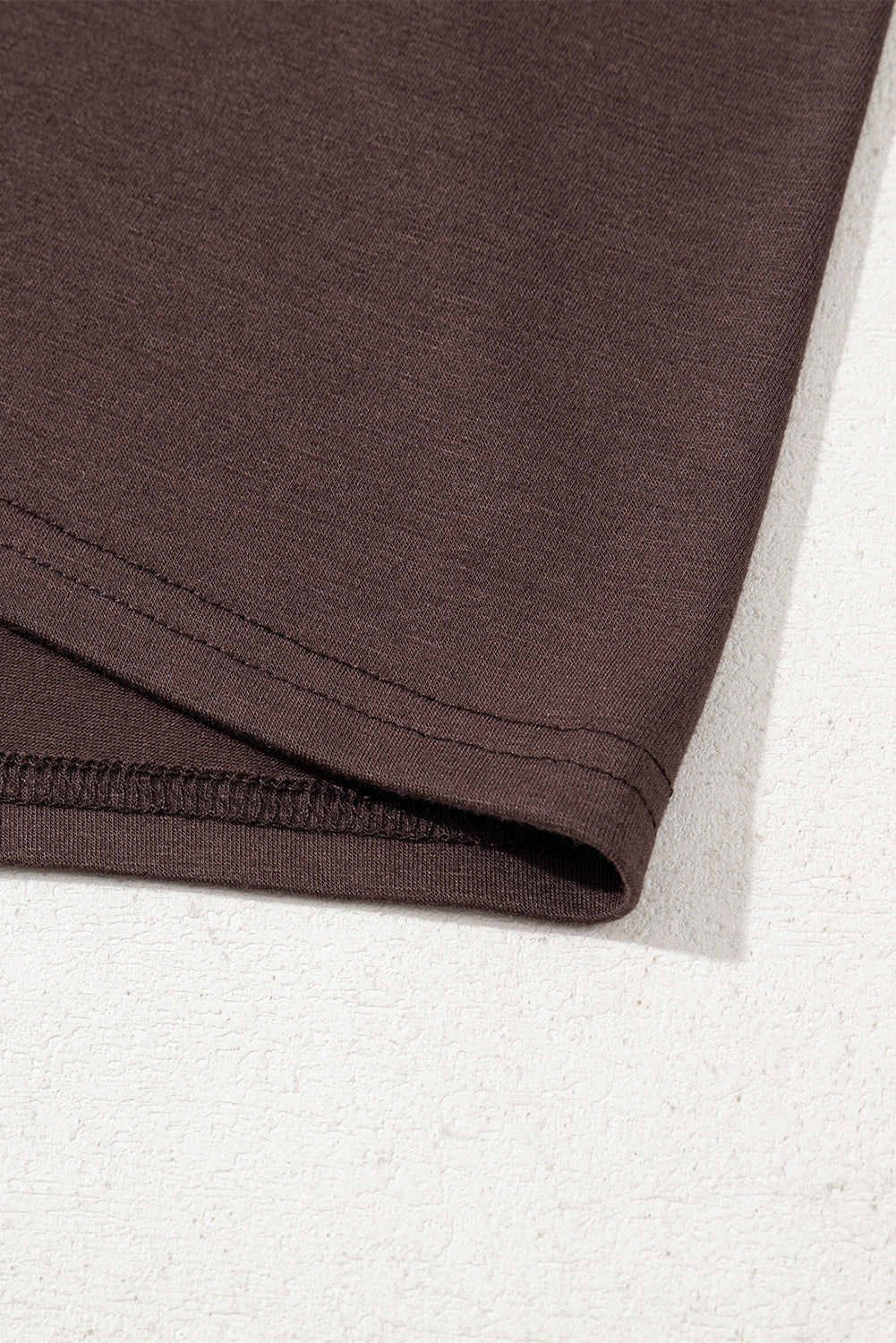 Dark Brown Contrast Lace Raglan Sleeve Pleated Detail Shift Dress-TOPS / DRESSES-[Adult]-[Female]-2022 Online Blue Zone Planet