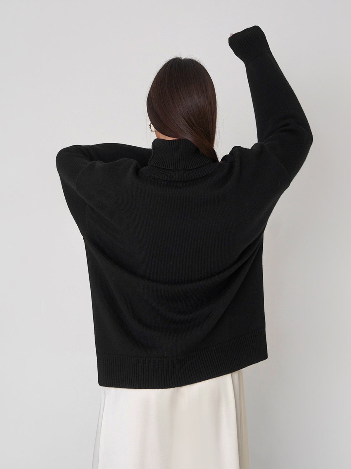 Turtleneck Long Sleeve Sweater-TOPS / DRESSES-[Adult]-[Female]-2022 Online Blue Zone Planet