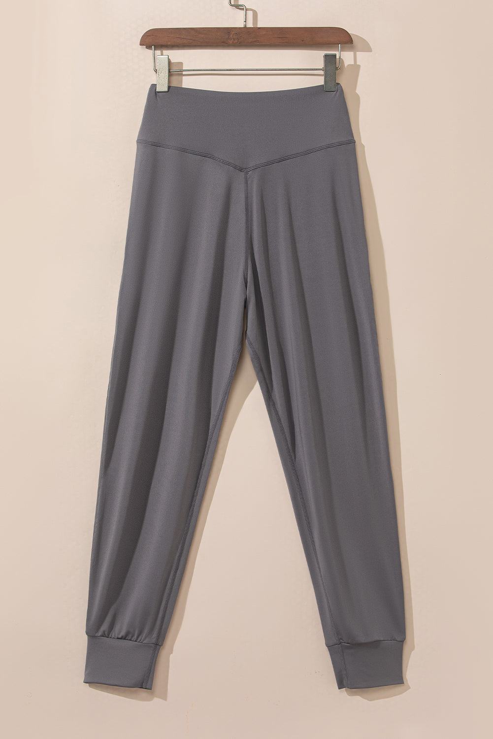 High Waist Joggers with Pockets-BOTTOMS SIZES SMALL MEDIUM LARGE-[Adult]-[Female]-2022 Online Blue Zone Planet