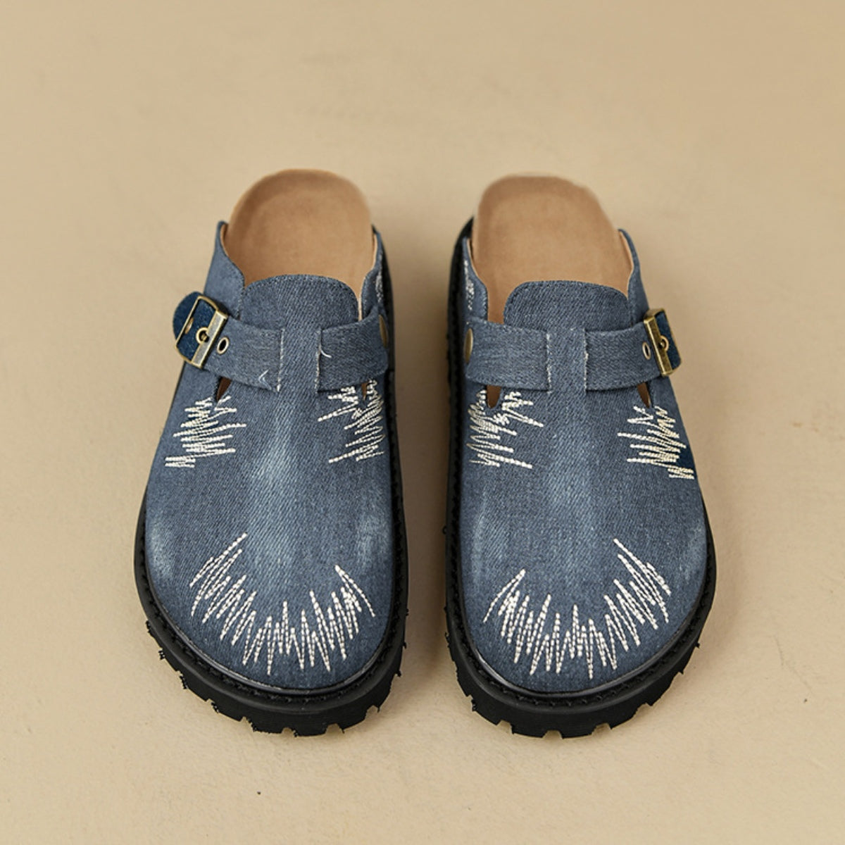 Blue Zone Planet | Round Toe Platform Loafers-SNEAKERS-[Adult]-[Female]-Medium-35(US4)-2022 Online Blue Zone Planet