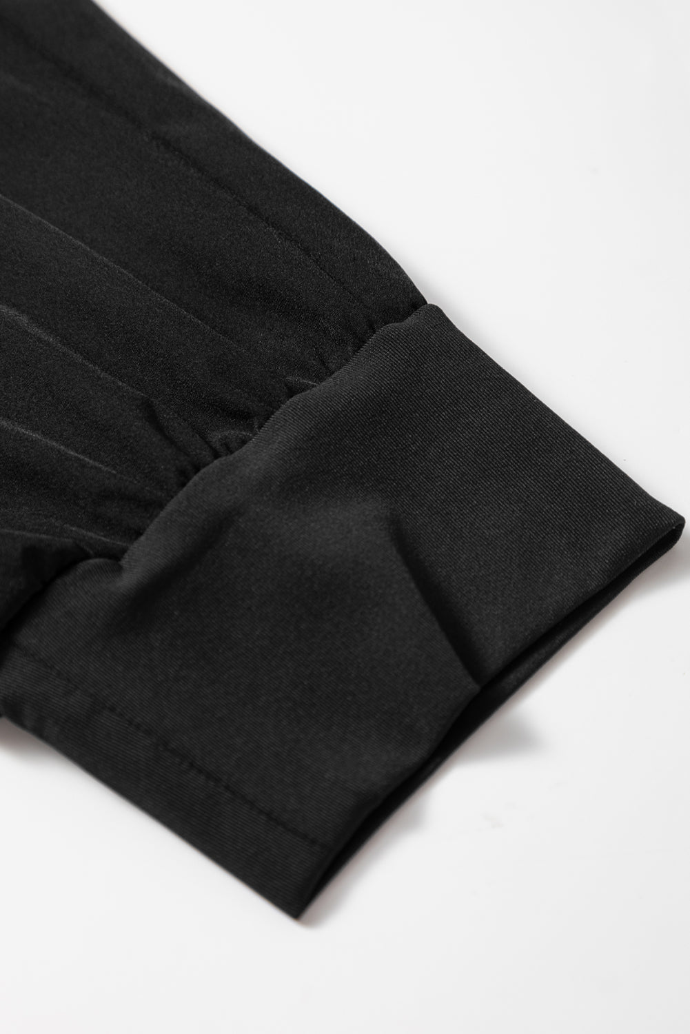 Black Elastic High Waist Pocketed Cargo Jogger Pants-Bottoms/Pants & Culotte-[Adult]-[Female]-2022 Online Blue Zone Planet