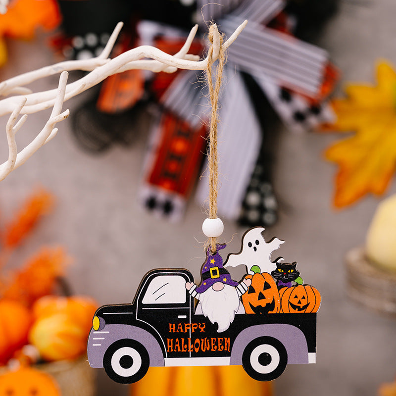 4-Piece Halloween Element Car-Shape Hanging Widgets BLUE ZONE PLANET