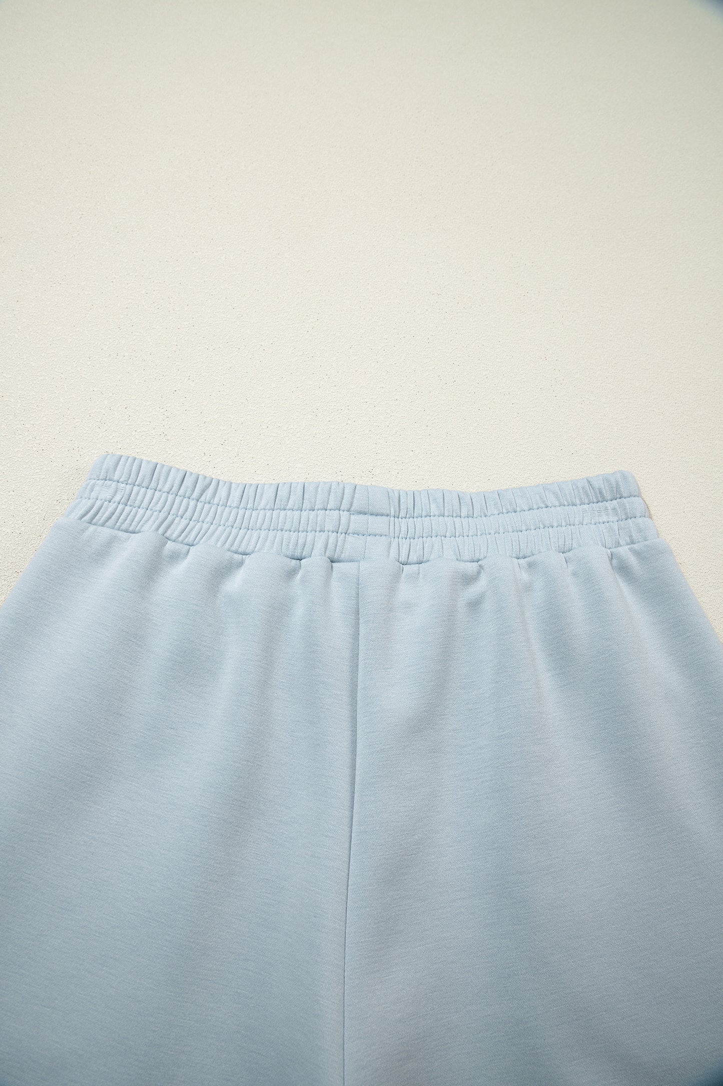 Beau Blue Half Zip Polo Tee Casual Pant Set-Two Piece Sets/Pant Sets-[Adult]-[Female]-2022 Online Blue Zone Planet