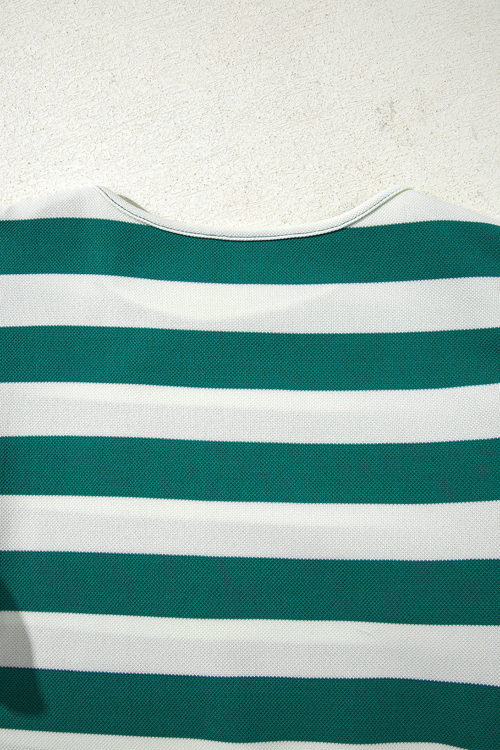 Green Stripe Flutter Sleeve Round Neck Shift Dress-TOPS / DRESSES-[Adult]-[Female]-2022 Online Blue Zone Planet