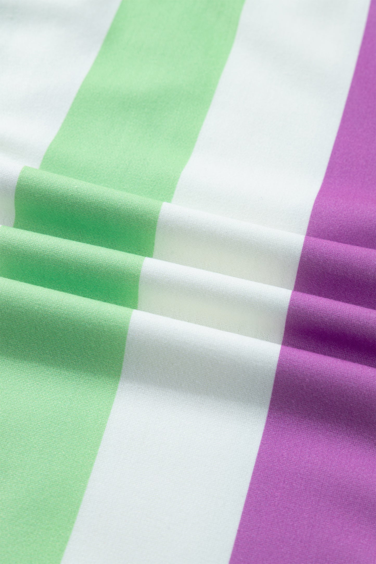 Green Stripe Lucky Clover Embroidered Graphic Dolman Loose Tee-Tops/Tops & Tees-[Adult]-[Female]-2022 Online Blue Zone Planet