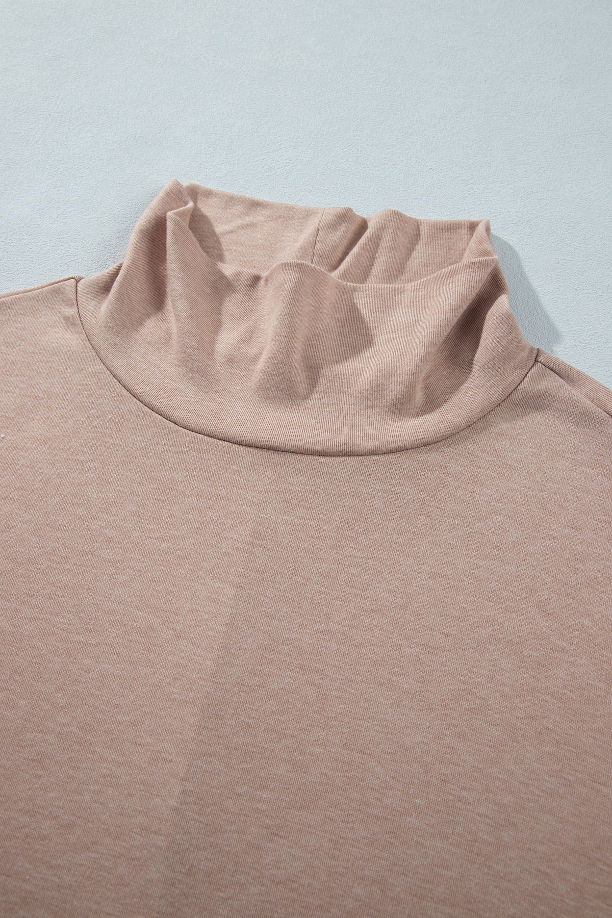 Smoke Gray High Neck Long Sleeve Shift Blouse-Tops/Long Sleeve Tops-[Adult]-[Female]-2022 Online Blue Zone Planet