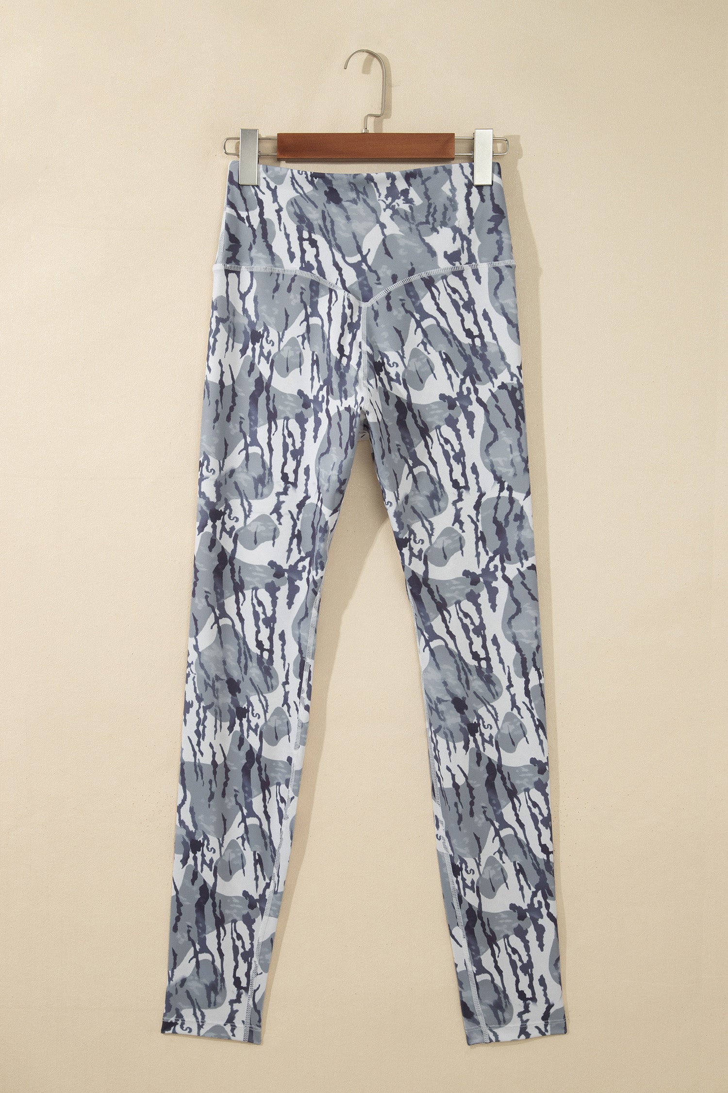 Multicolour Camouflage Pattern High Waist Leggings-Bottoms/Leggings-[Adult]-[Female]-2022 Online Blue Zone Planet
