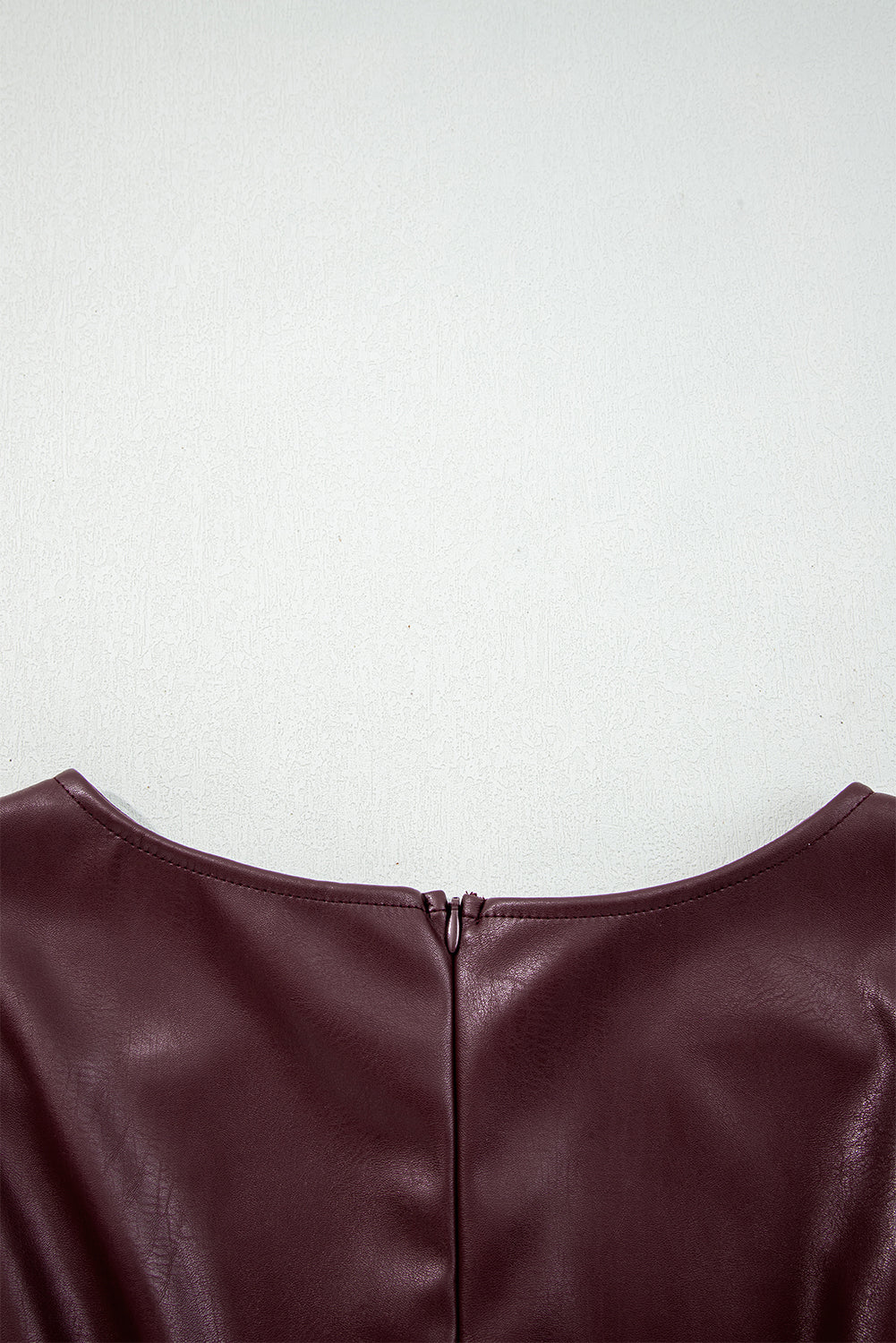Wild Ginger Vegan Leather Sleeveless Mini Dress-TOPS / DRESSES-[Adult]-[Female]-2022 Online Blue Zone Planet