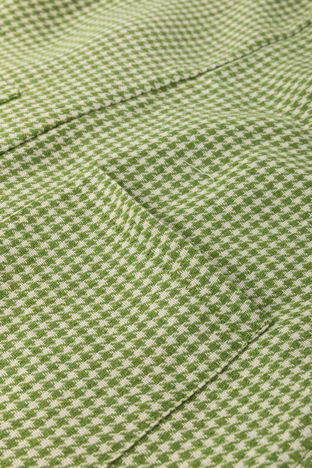 Green Gingham Wide Leg Loose Overall with Pockets-Bottoms/Jumpsuits & Rompers-[Adult]-[Female]-2022 Online Blue Zone Planet
